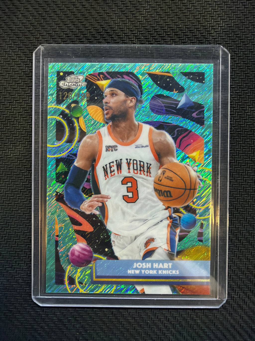 2026 Topps Chrome Cosmic Josh Hart Aqua /199