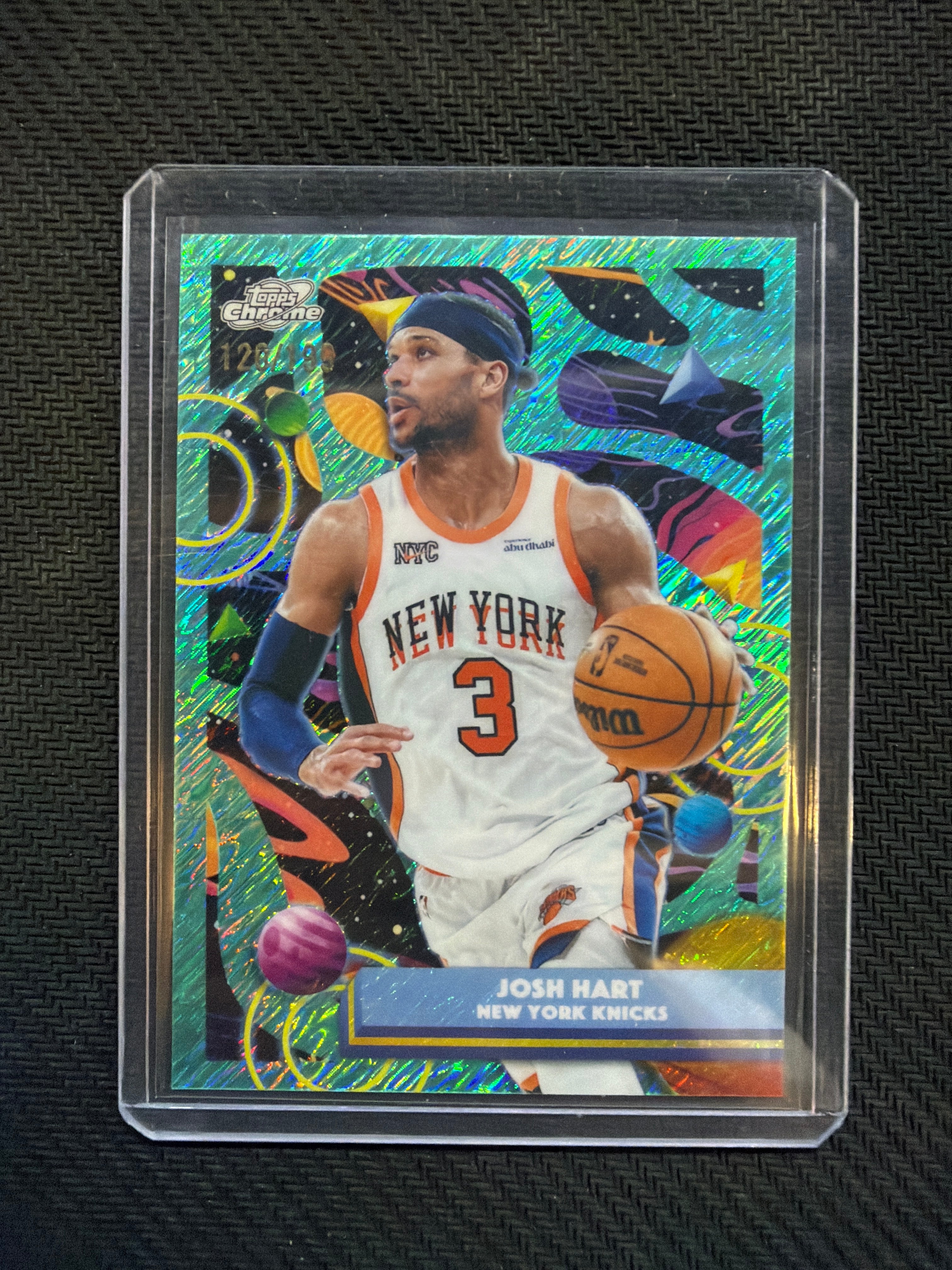 2026 Topps Chrome Cosmic Josh Hart Aqua /199