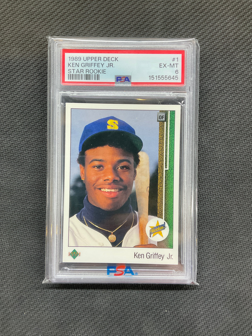1989 Upper Deck Ken Griffey Jr Star Rookie PSA 6 645