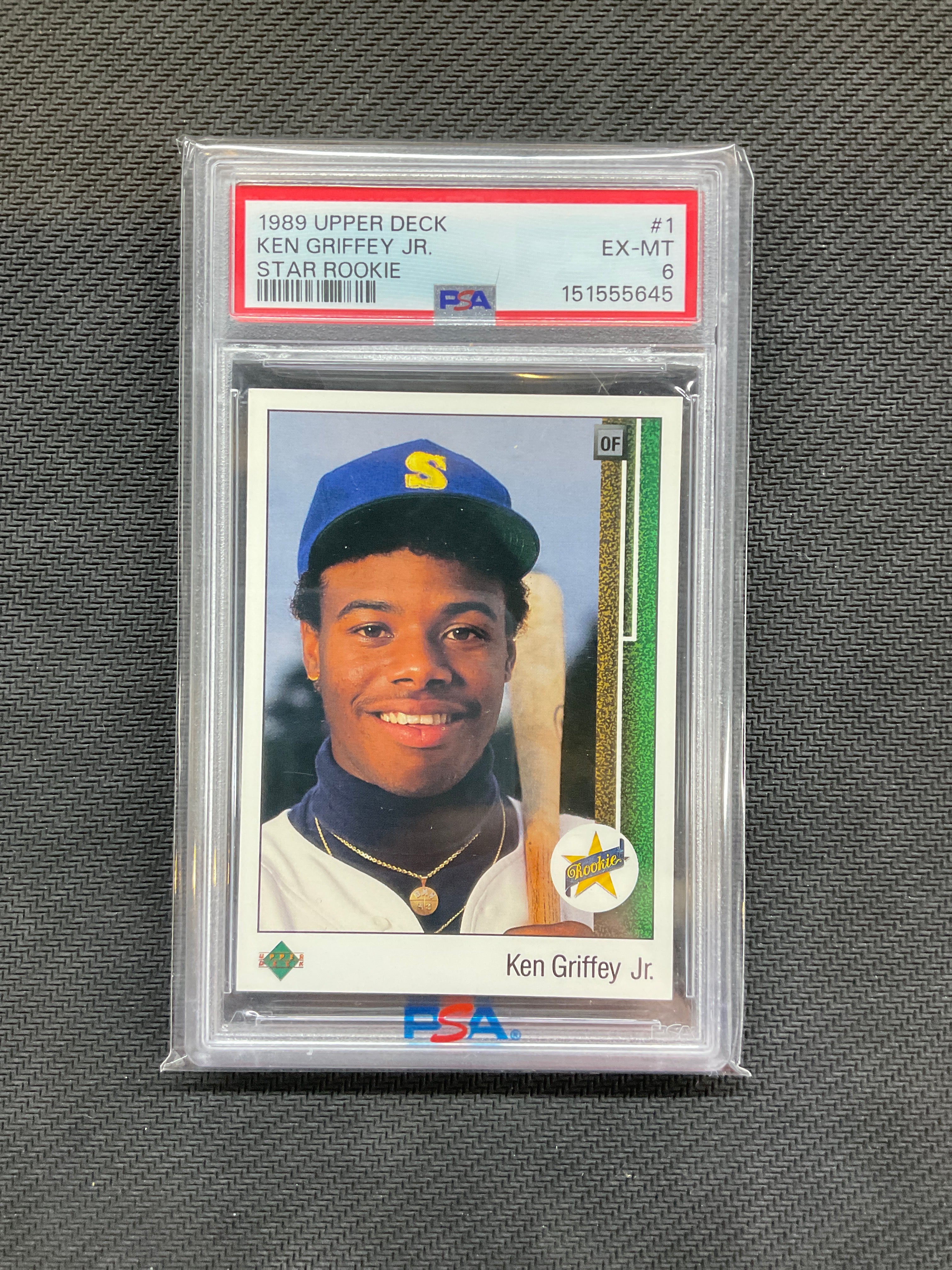 1989 Upper Deck Ken Griffey Jr Star Rookie PSA 6 645