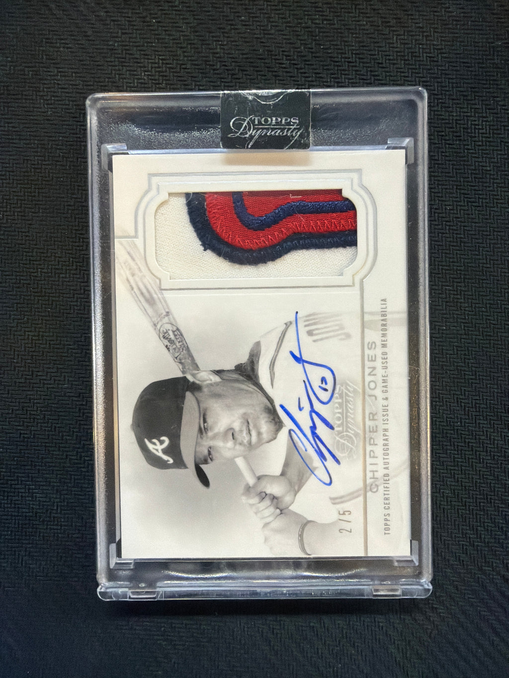 2020 Topps Dynasty Chipper Jones /5 Braves