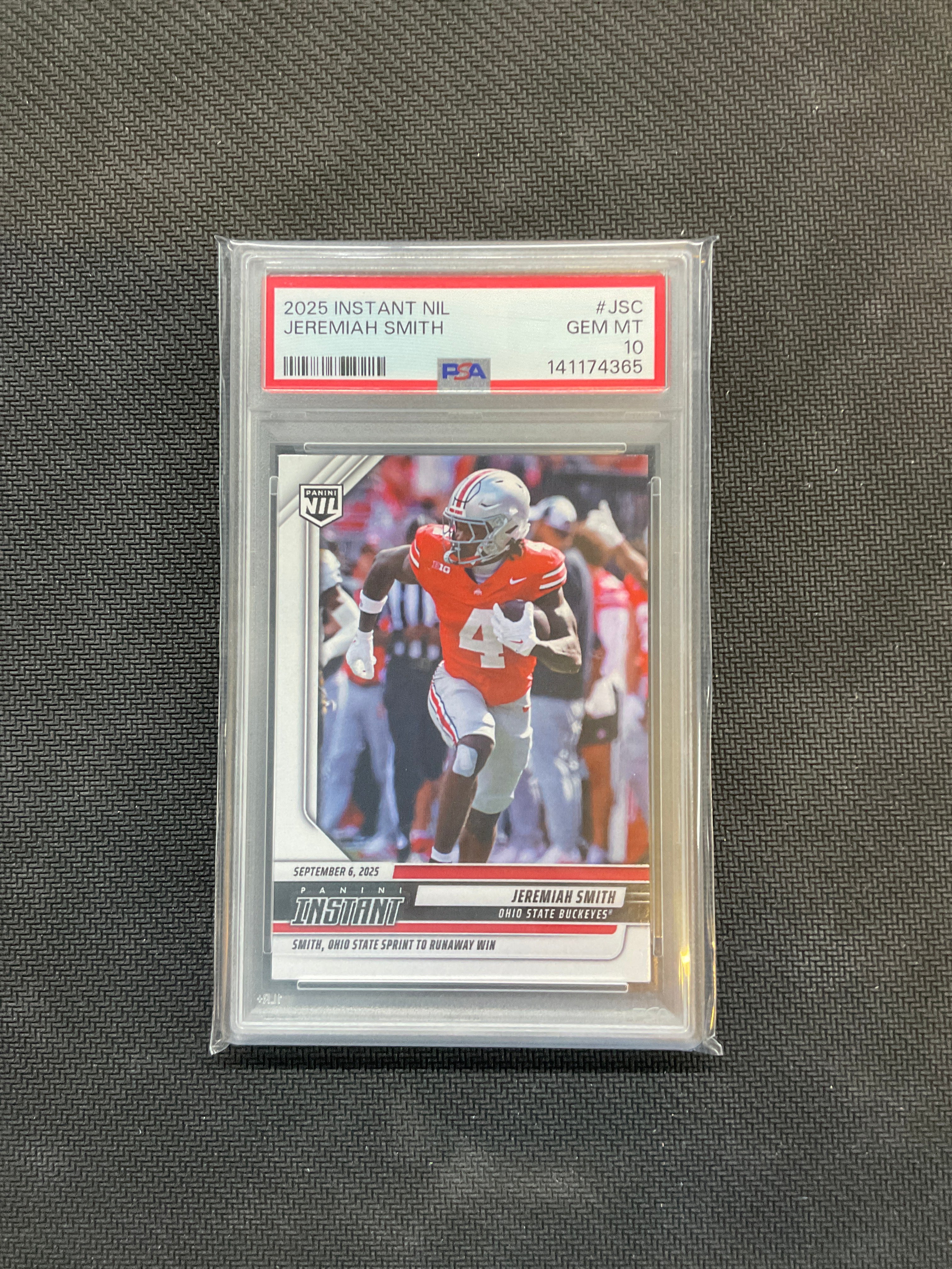 2025 Panini Instant Jeremiah Smith #JSC Rookie PSA 10 365