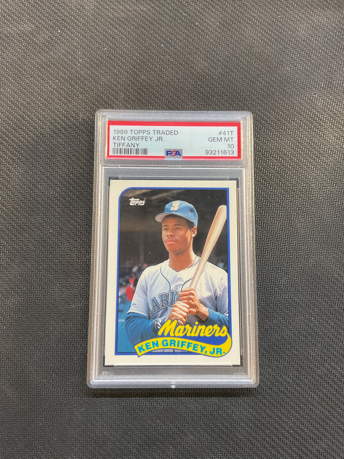 1989 Topps Traded Ken Griffey Jr. Tiffany Rookie PSA 10 Mariners