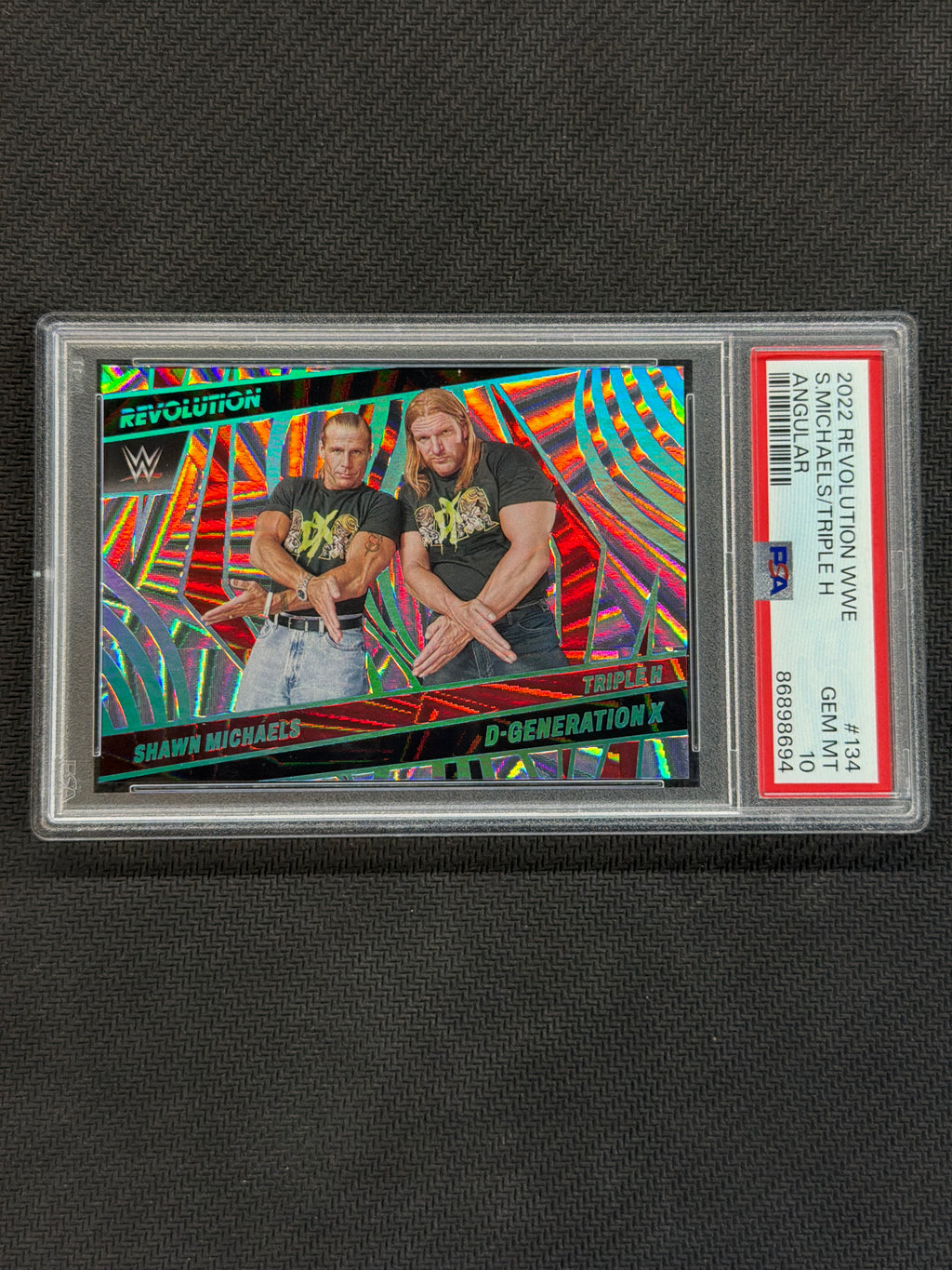 2022 Revolution WWE Sean Michaels Triple H Angular /199 PSA 10 694