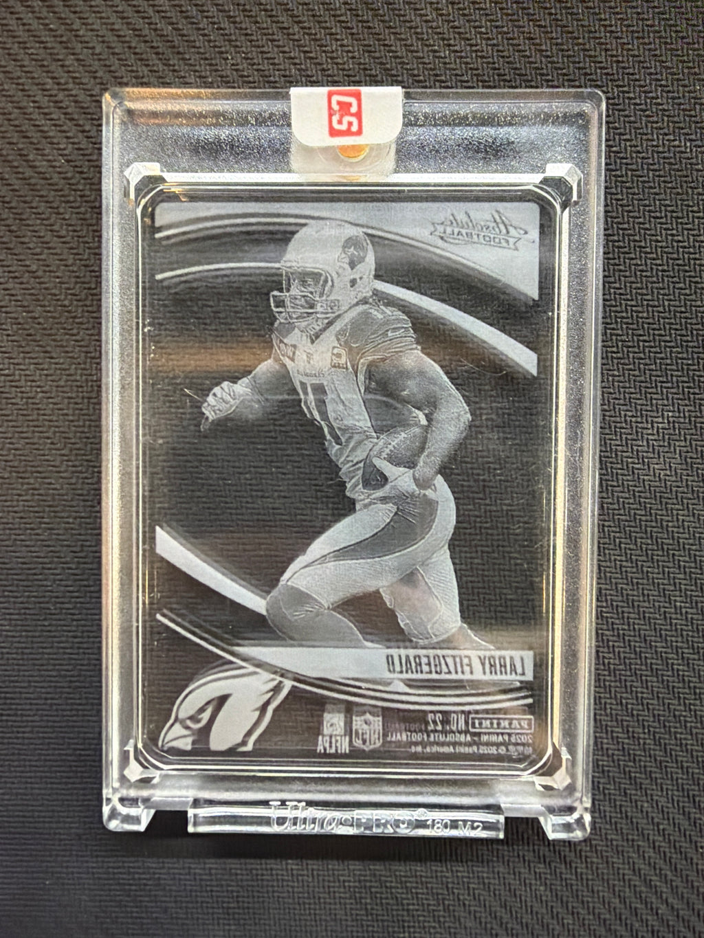 2025 Absolute Larry Fitzgerald Glass Case Hit Cardinals