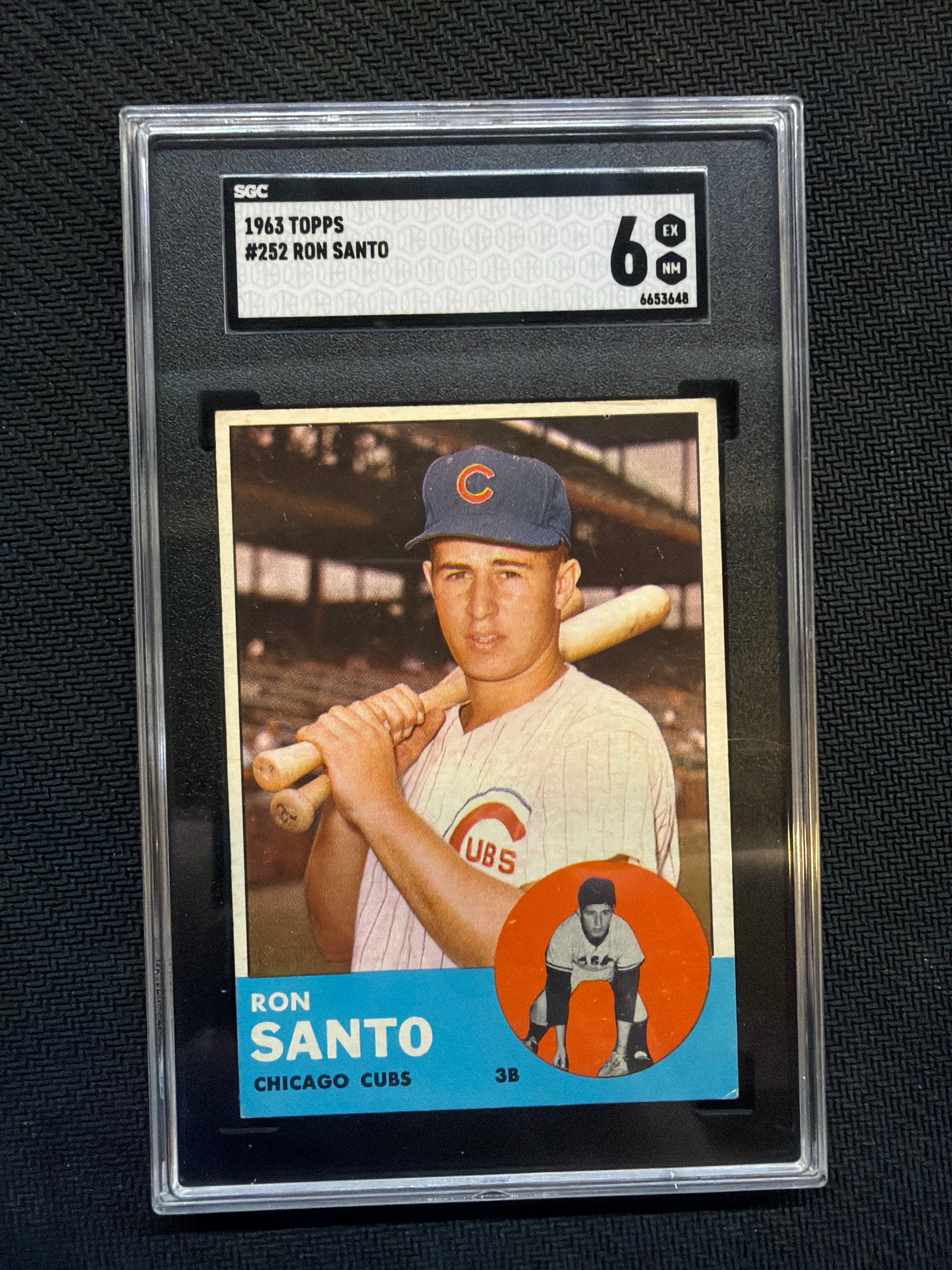 1963 Topps #252 Ron Santo SGC 6