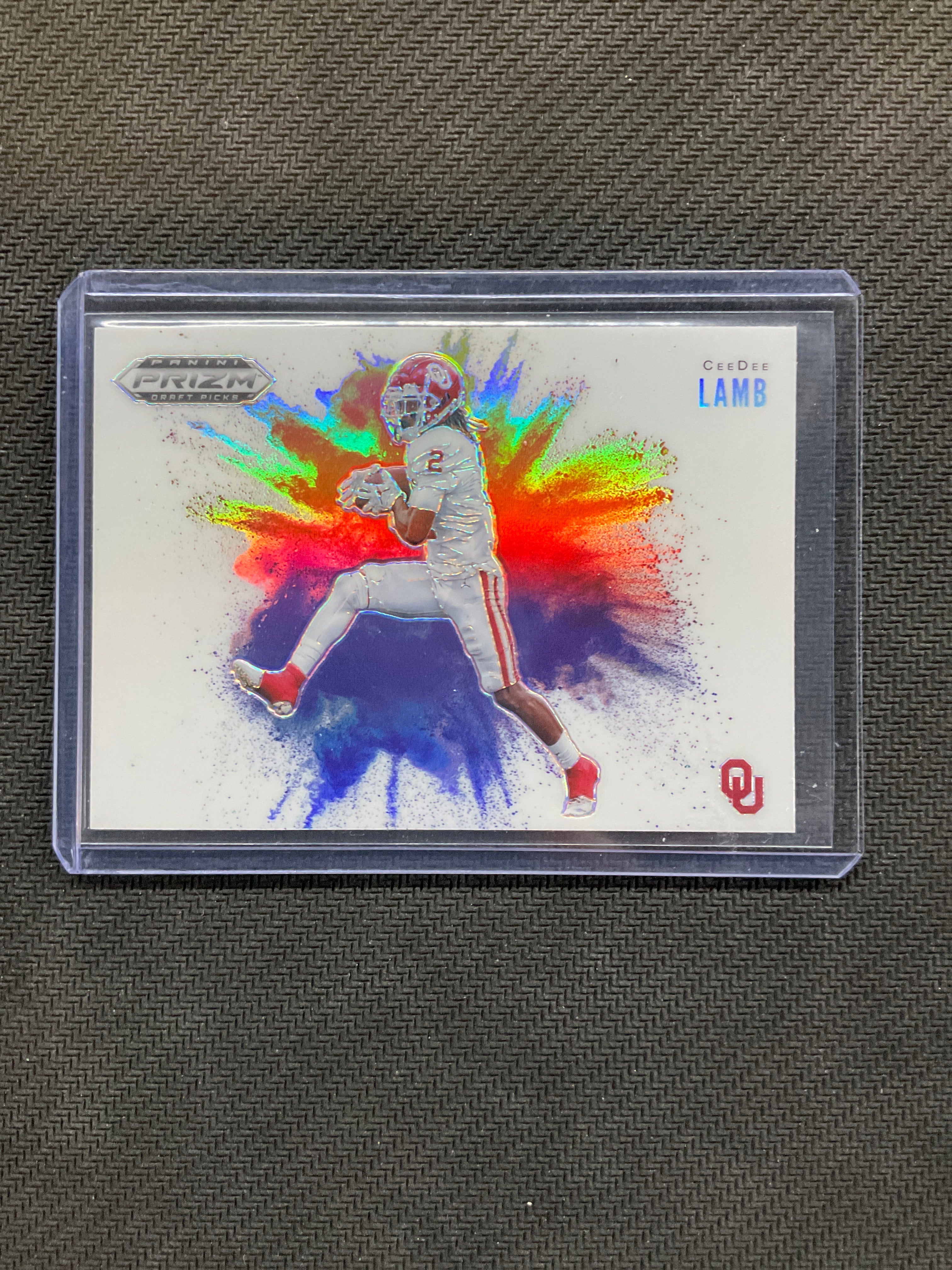 2020 Prizm Draft Picks CeeDee Lamb Color Blast #4 Oklahoma