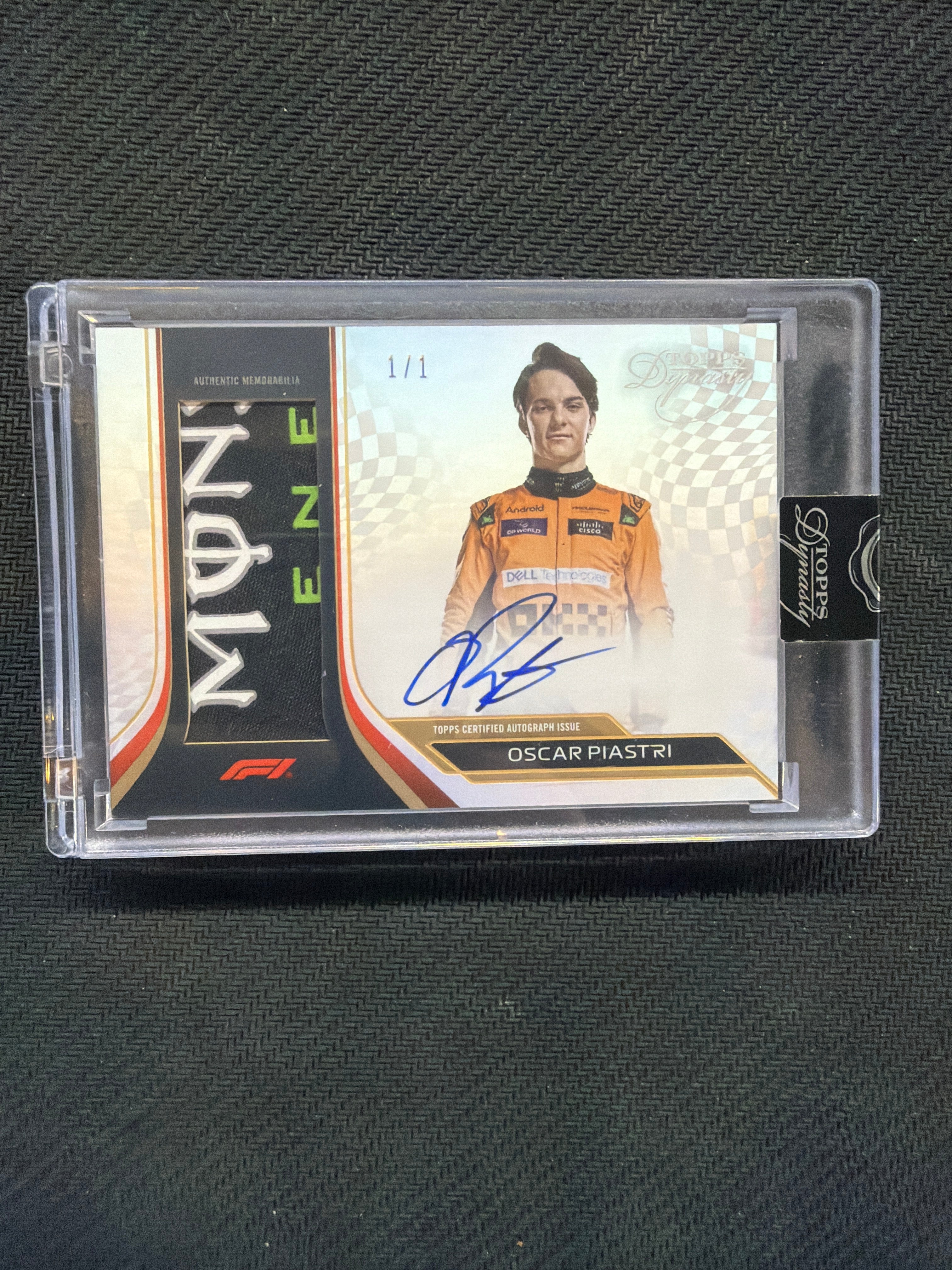 2024 Topps Dynasty Oscar Piastri Patch Auto 1/1 Mclaren