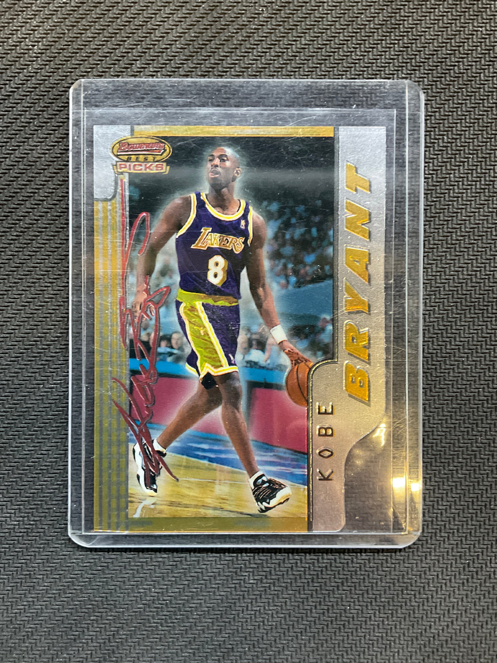 1997 Bowman's Best Picks Kobe Bryant #BP10 Lakers