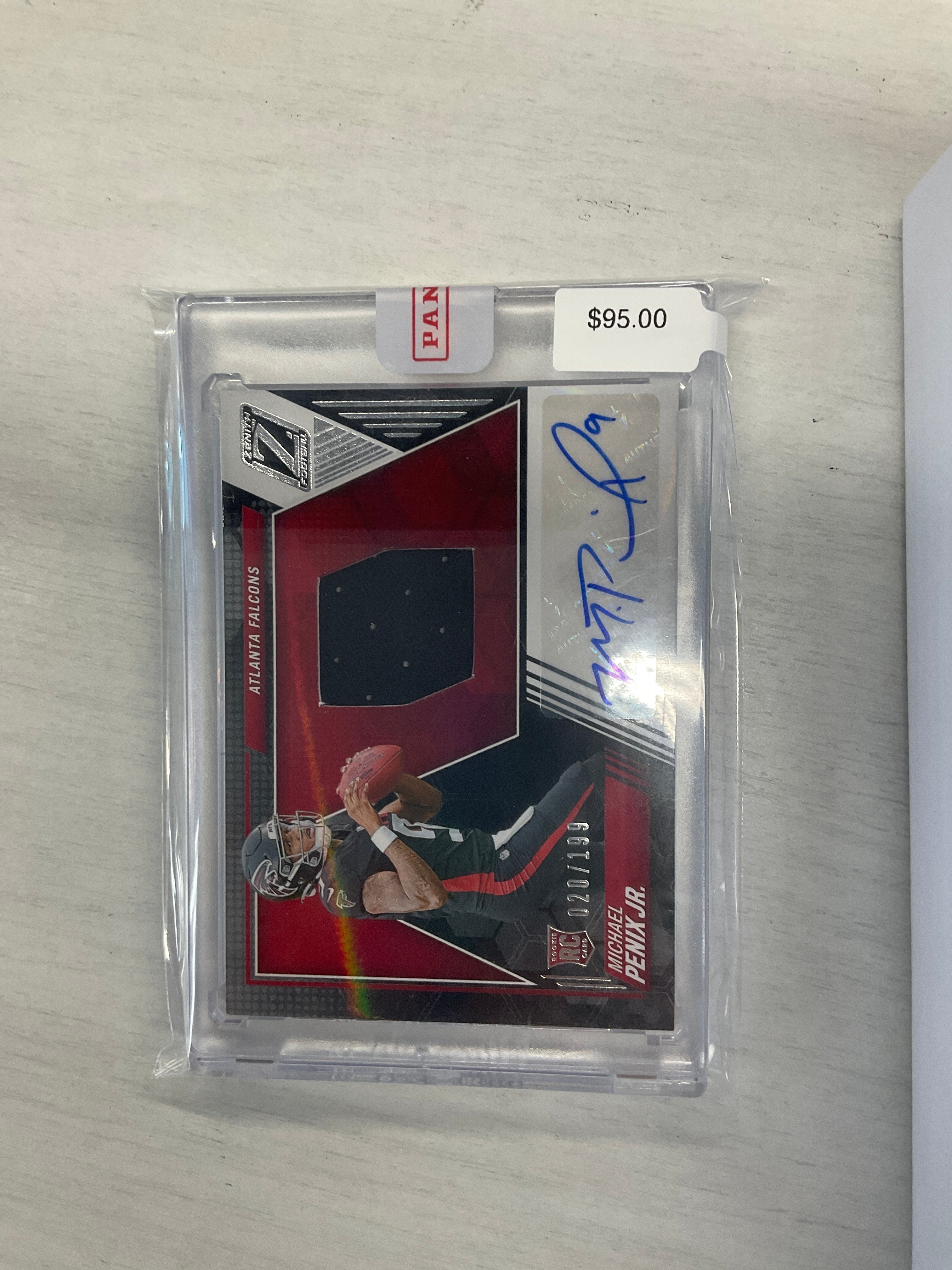 2024 Zenith Michael Penix Jr. Patch Auto /199 Falcons