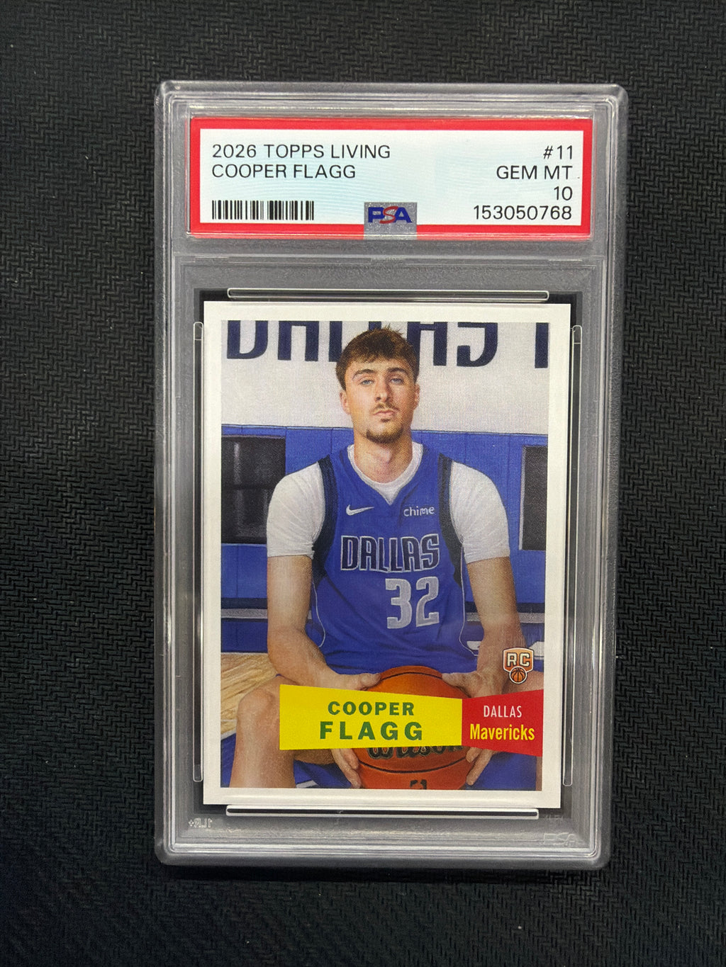 2026 Topps Living Cooper Flagg Rookie PSA 10