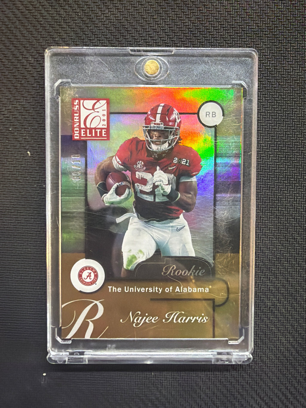 2021 Donruss Elite Najee Harris Rookie /10 Alabama