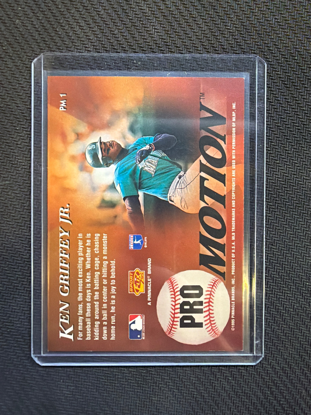 1995 SportFlix Ken Griffey Jr Motion Mariners