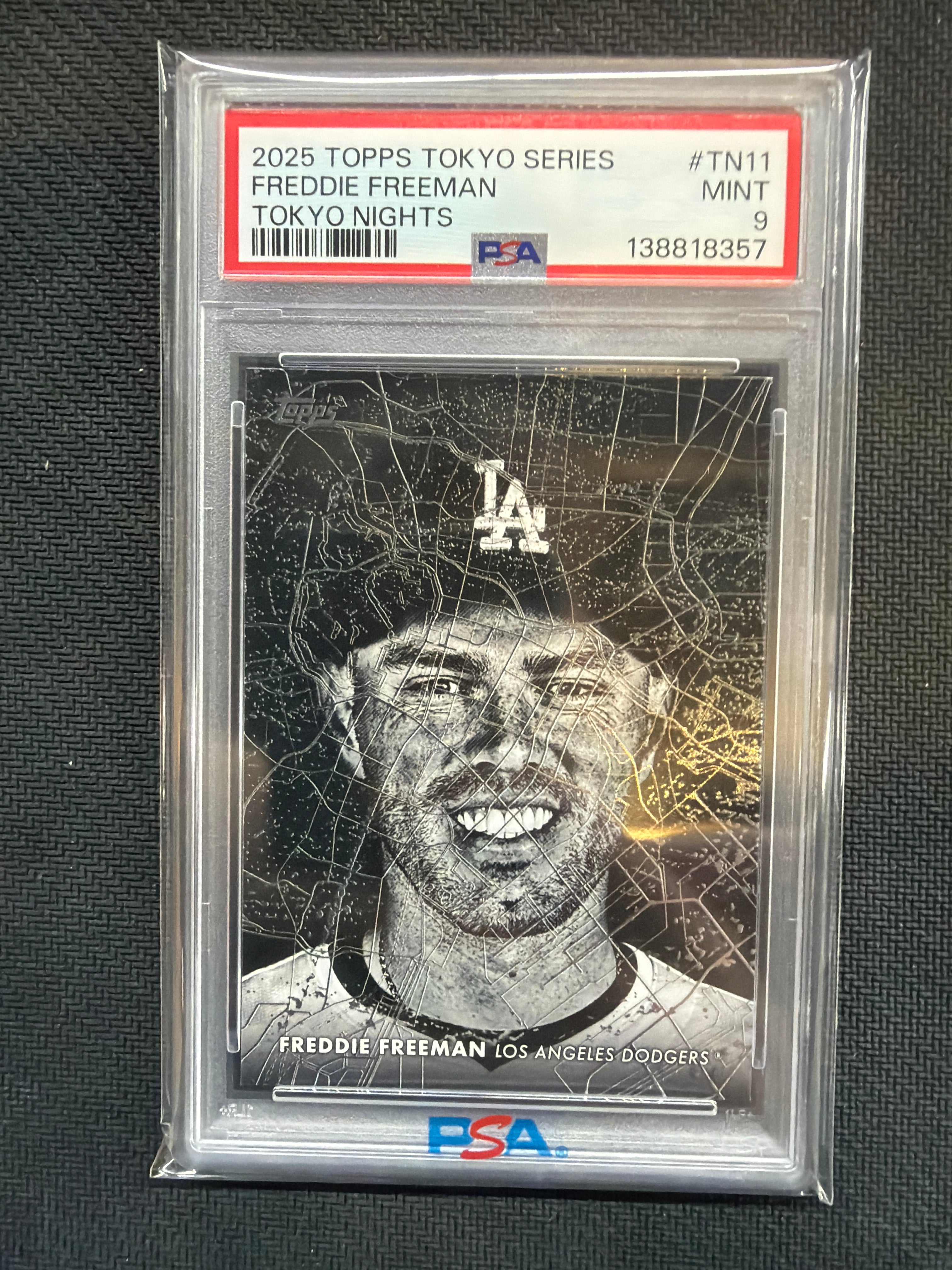 2025 Topps Chrome Tokyo Freddie Freeman Nights PSA 9 357