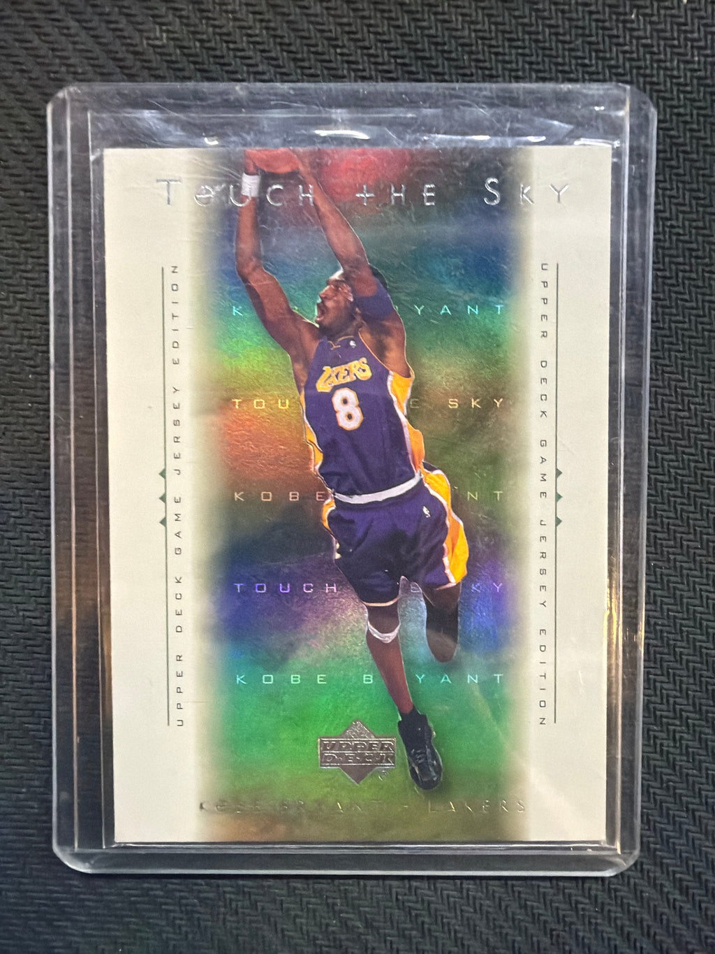 2001 Upper Deck Game Jersey Edition Kobe Bryant Touch the Sky #T1 Lakers