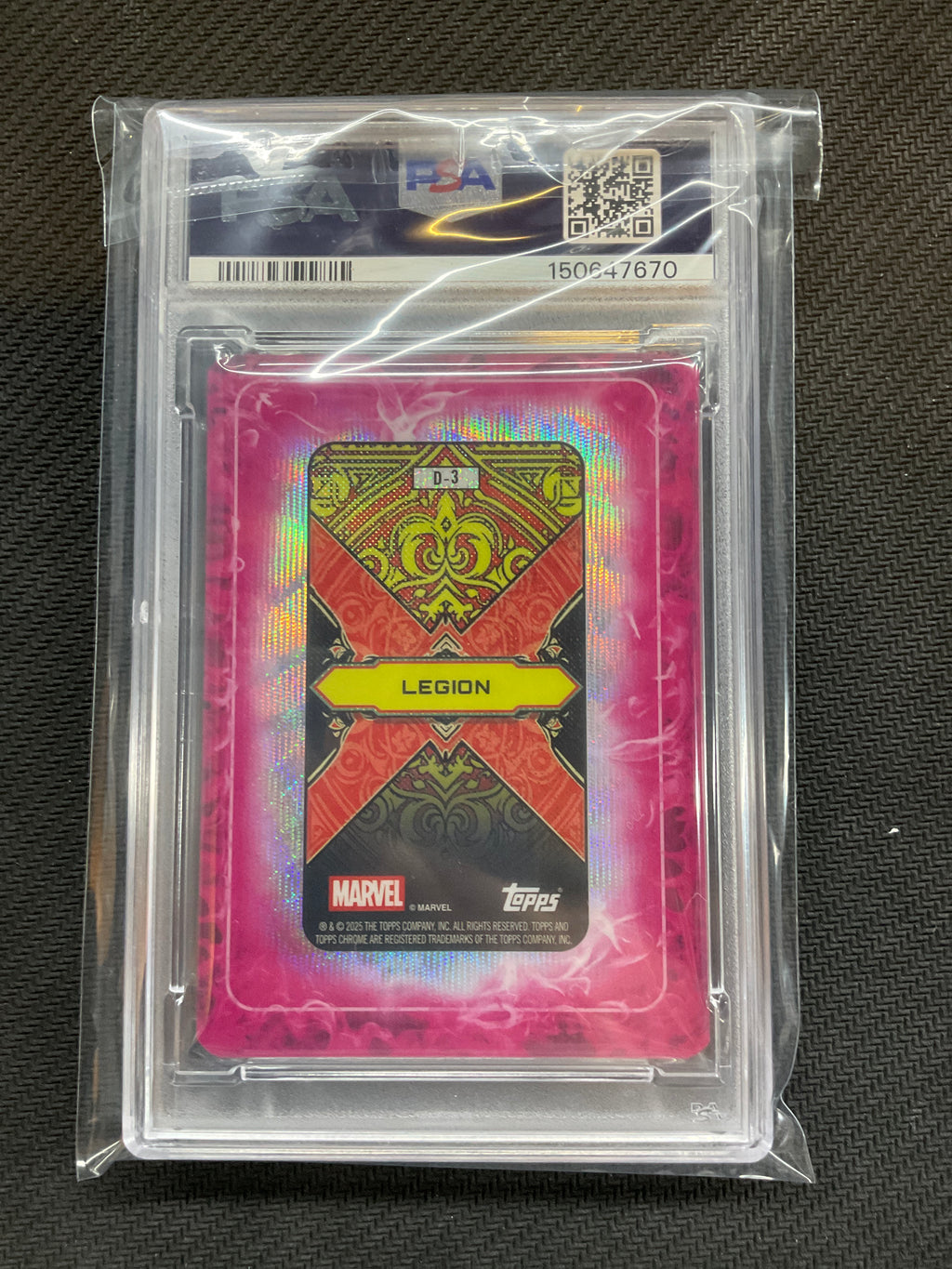 2025 Topps Marvel Mint Legion Gambit's Deck PSA 10
