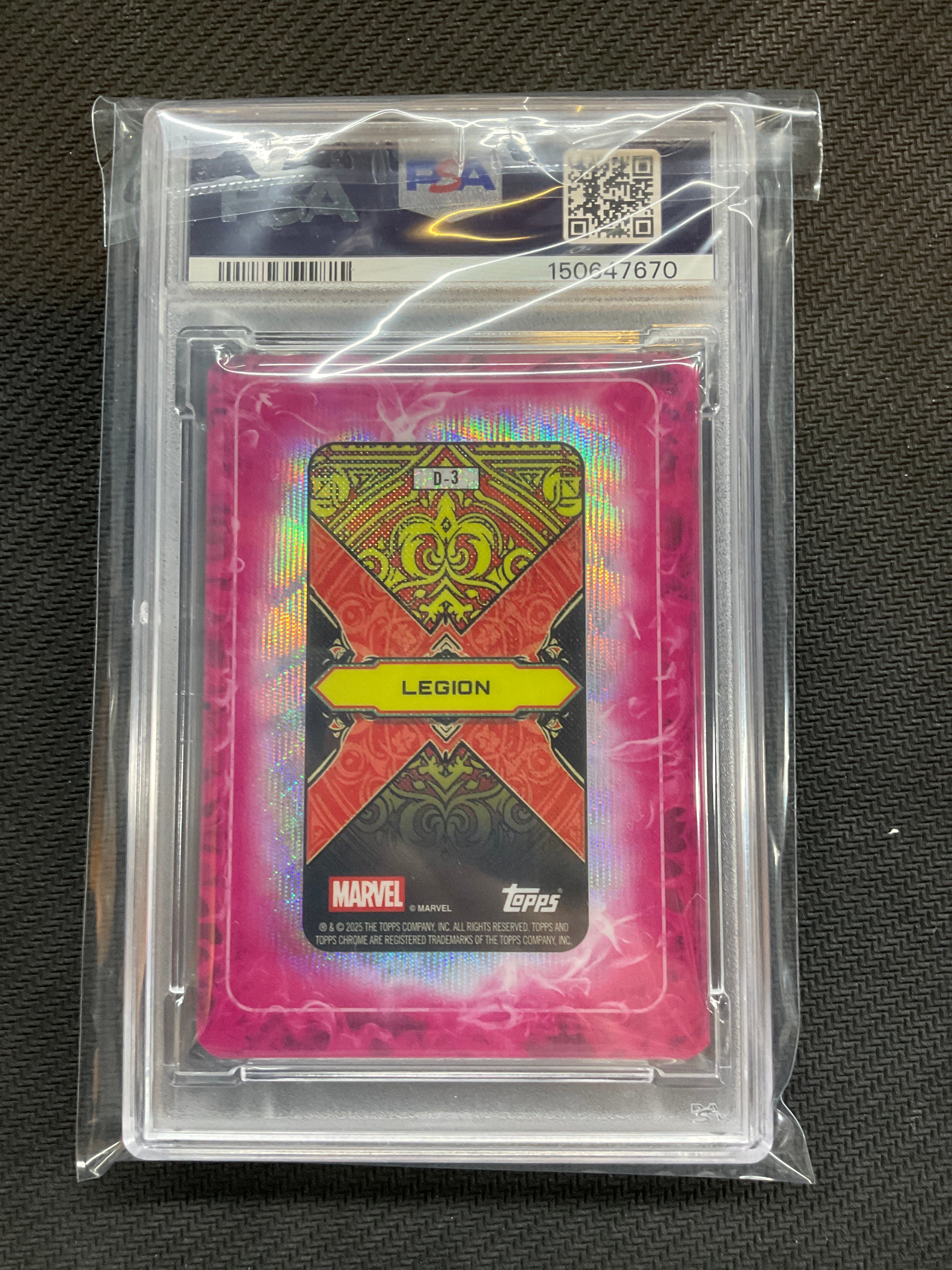 2025 Topps Marvel Mint Legion Gambit's Deck PSA 10