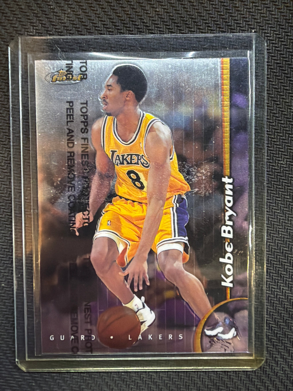 1998 Topps Finest Kobe Bryant W/Coating #175 Lakers