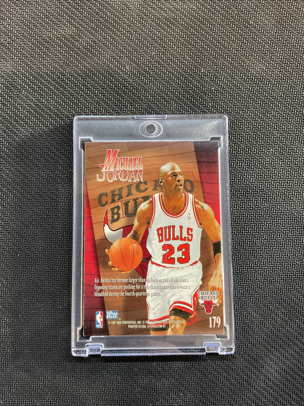 1996 Skybox Z-Force Michael Jordan Zupperman Bulls