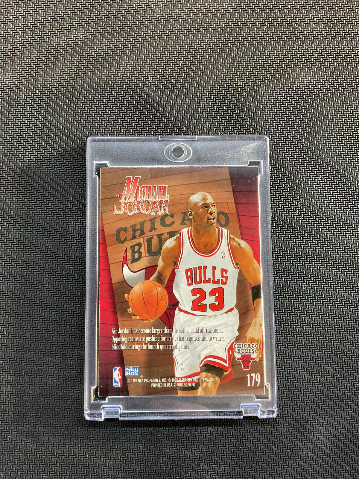 1996 Skybox Z-Force Michael Jordan Zupperman Bulls