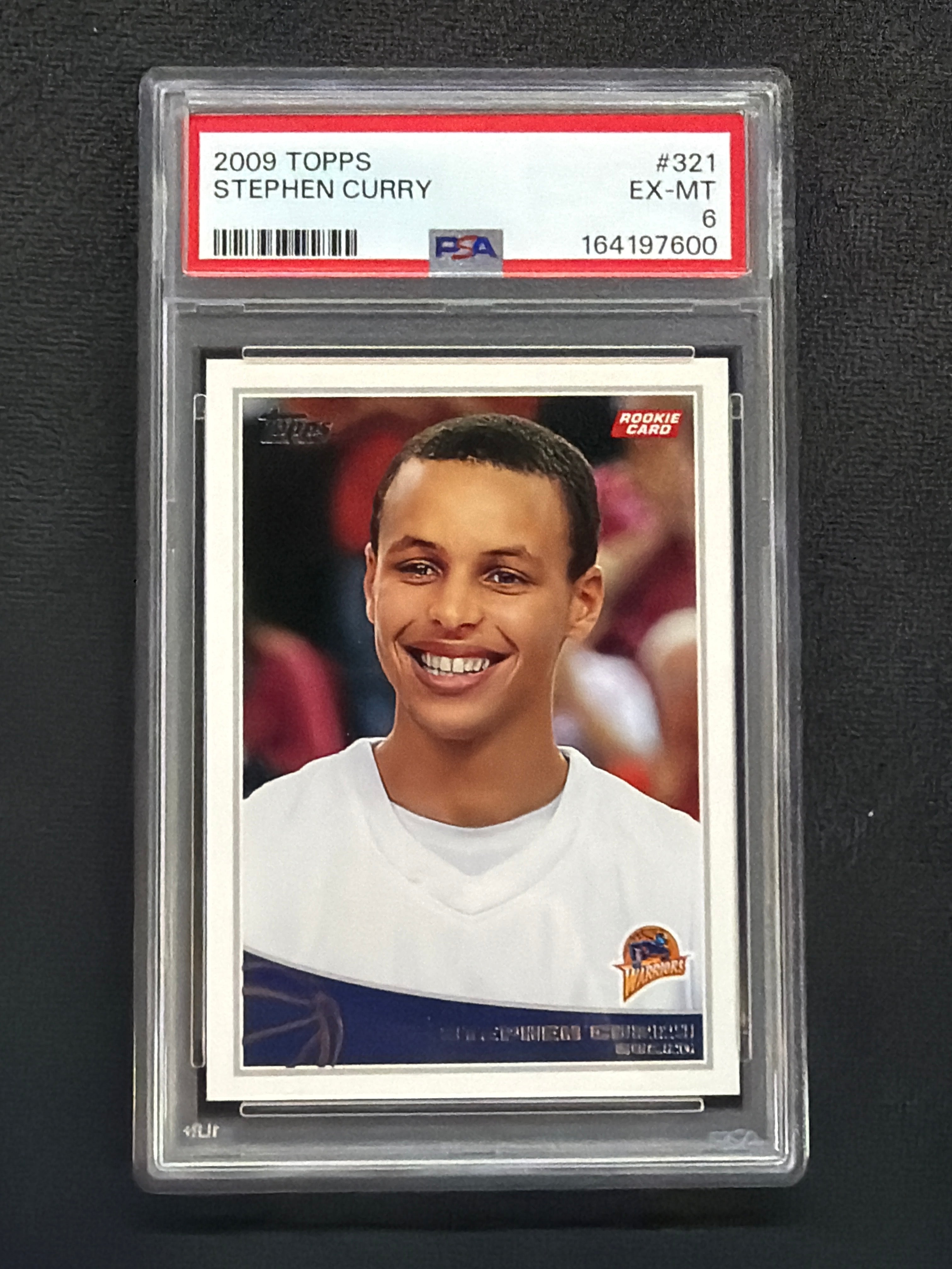 2009 Topps Stephen Curry Rookie #321 PSA 6 600
