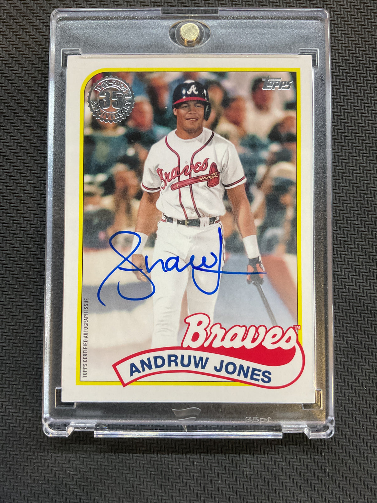 2024 Topps Baseball Andruw Jones 1989 Autograph Braves