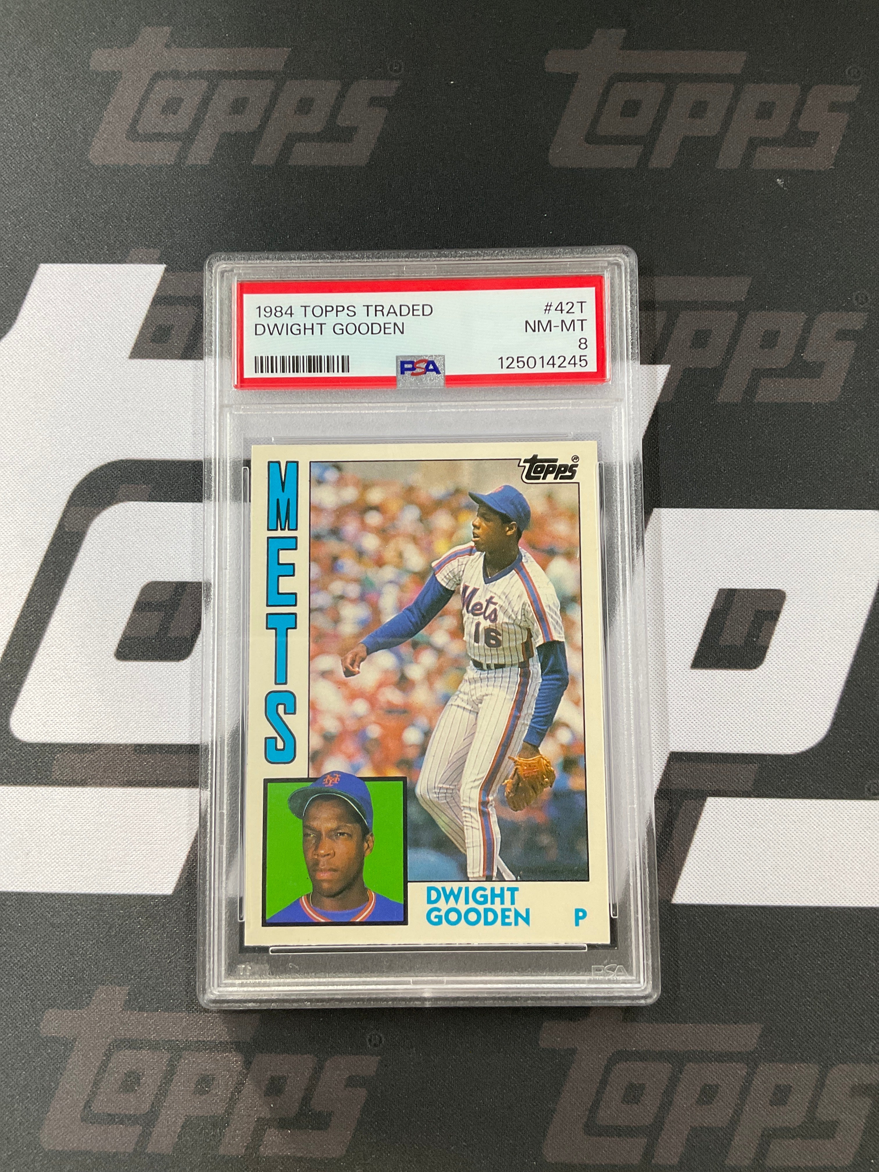 1984 Topps Dwight Gooden Rookie PSA 8 (1)
