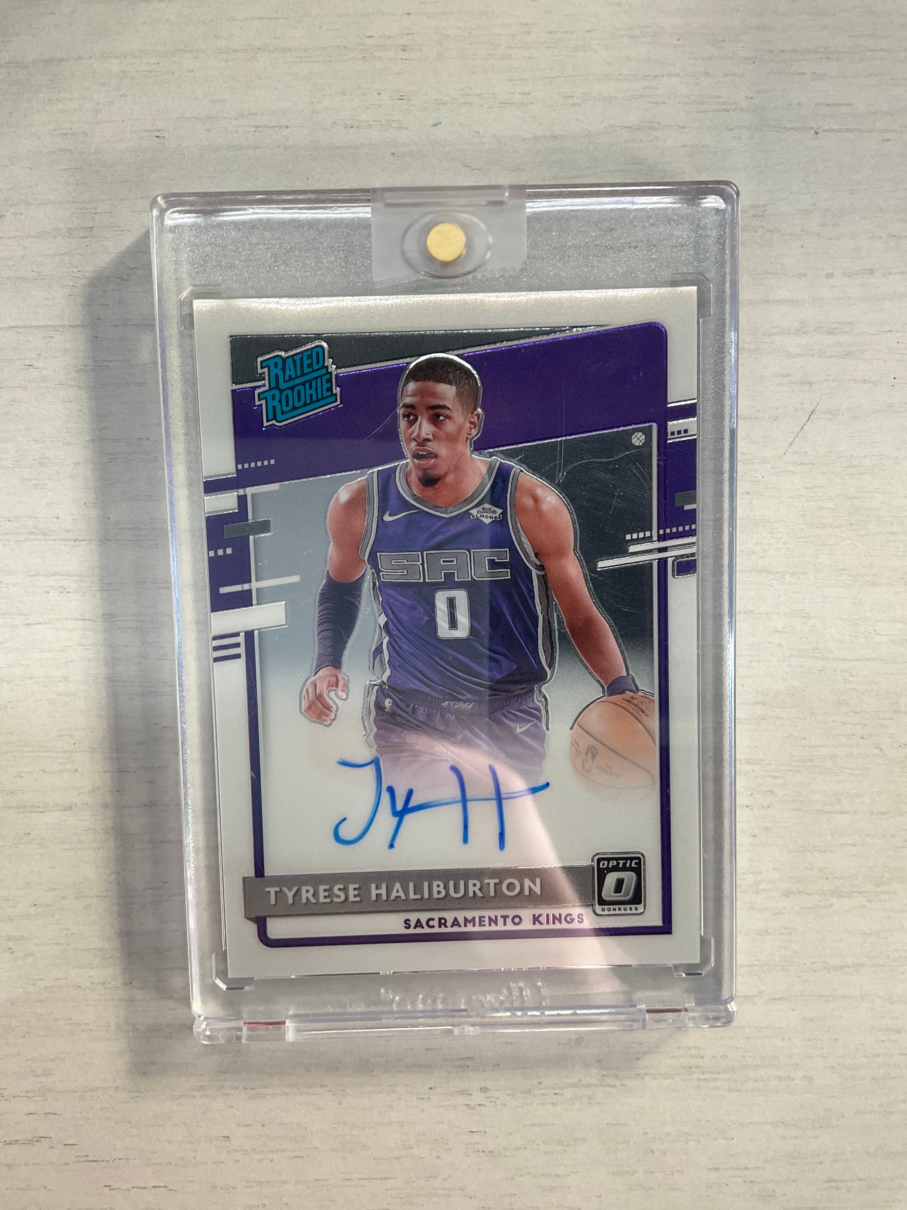 2020 Optic Tyrese Haliburtin Rookie Auto