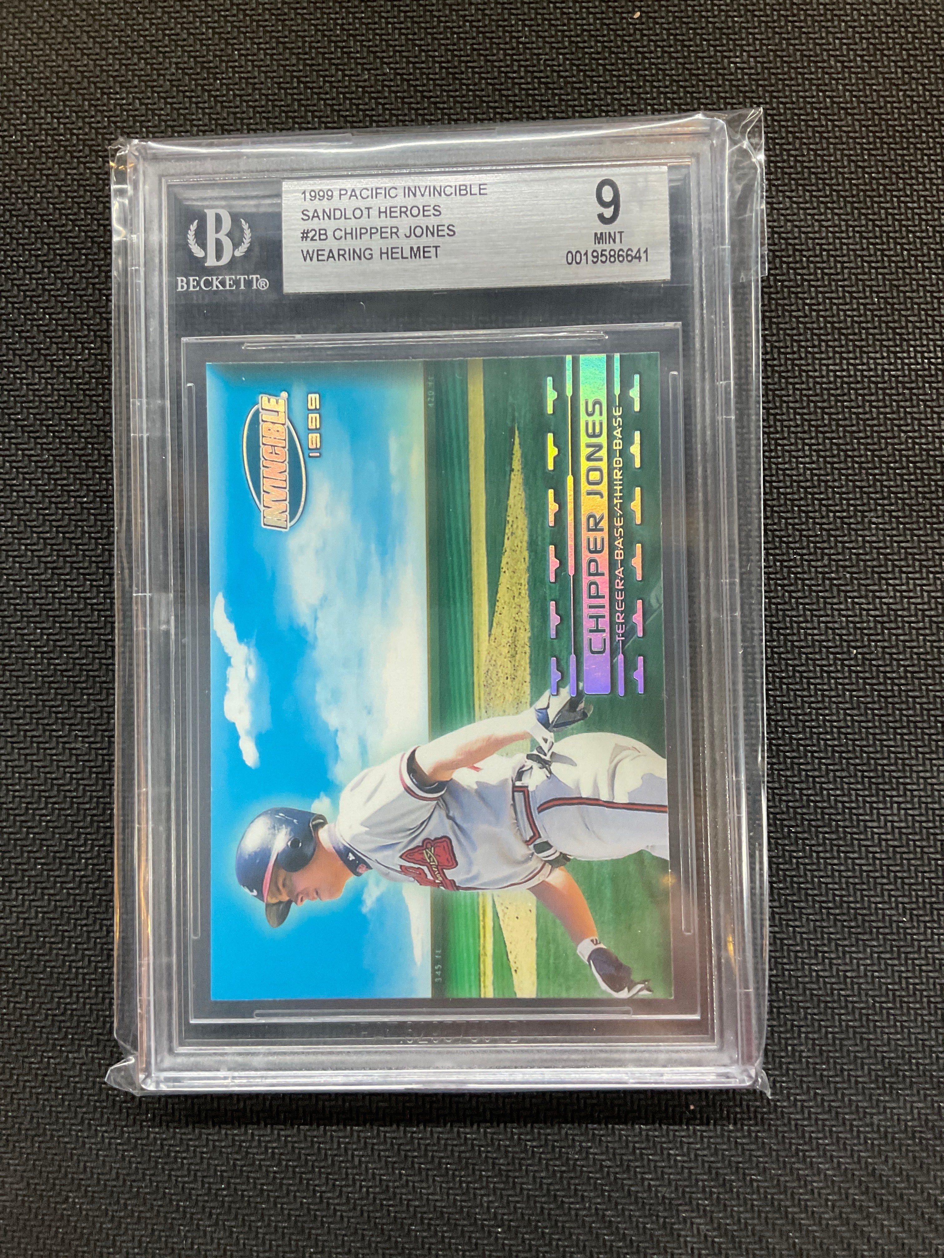 1999 Pacific Chipper Jones Sandlot Heroes BGS 9 Braves