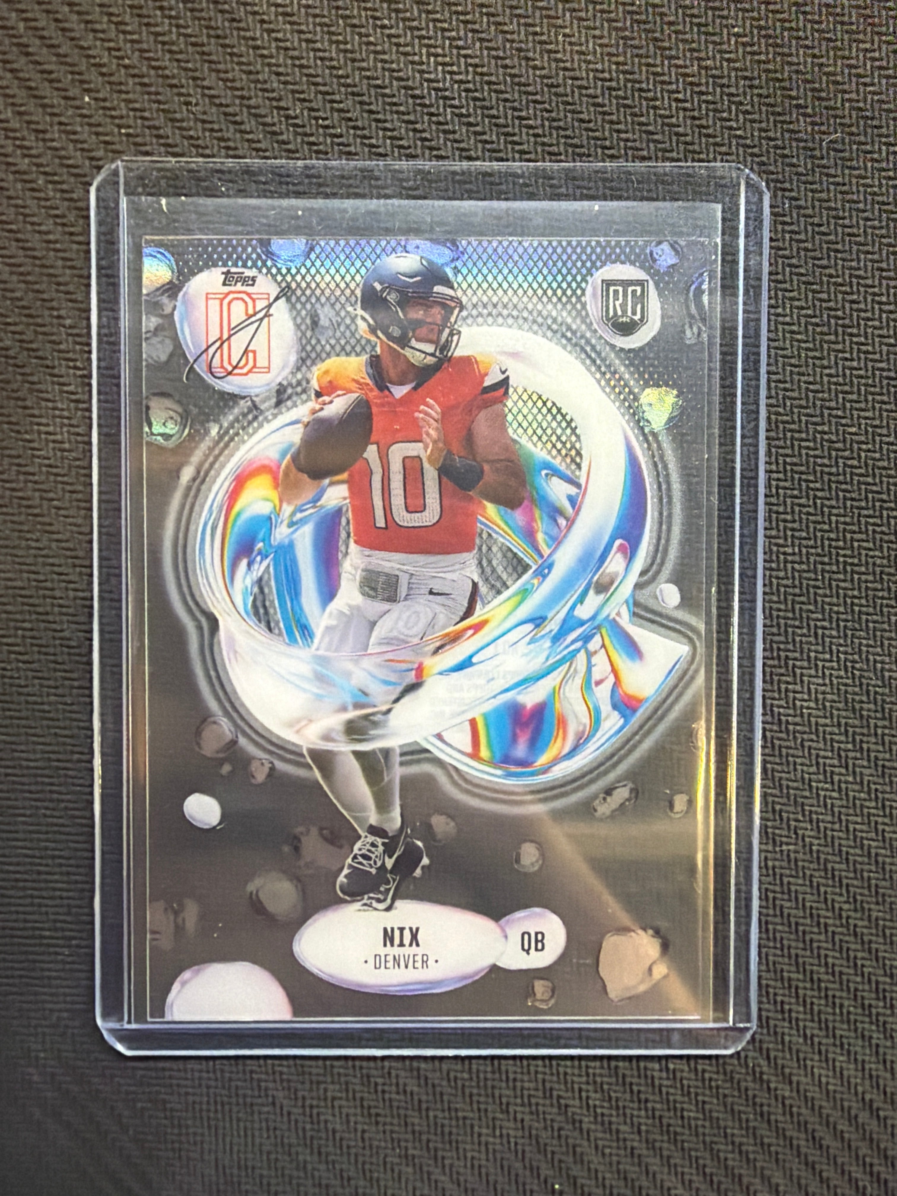 2025 Topps Signature Bo Nix Fluidity