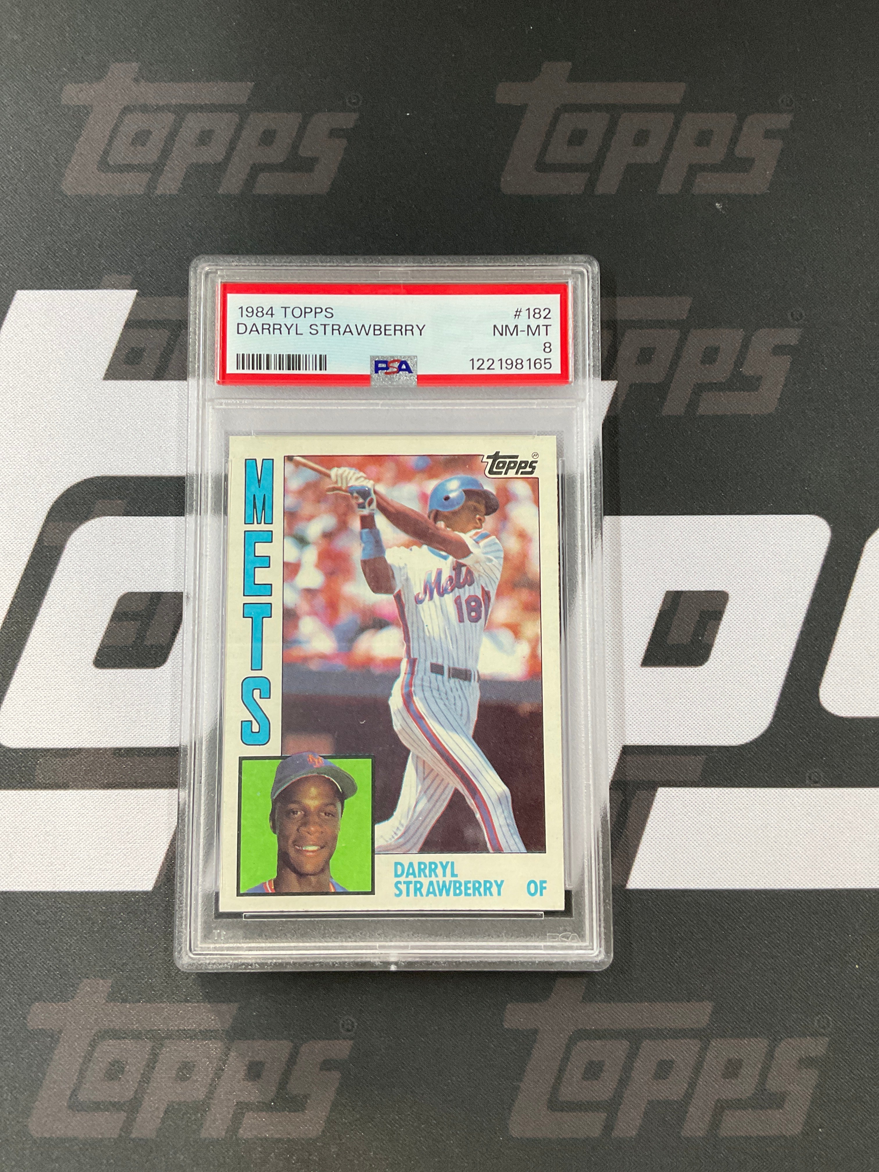 1984 Topps Darryl Strawberry #182 PSA 8