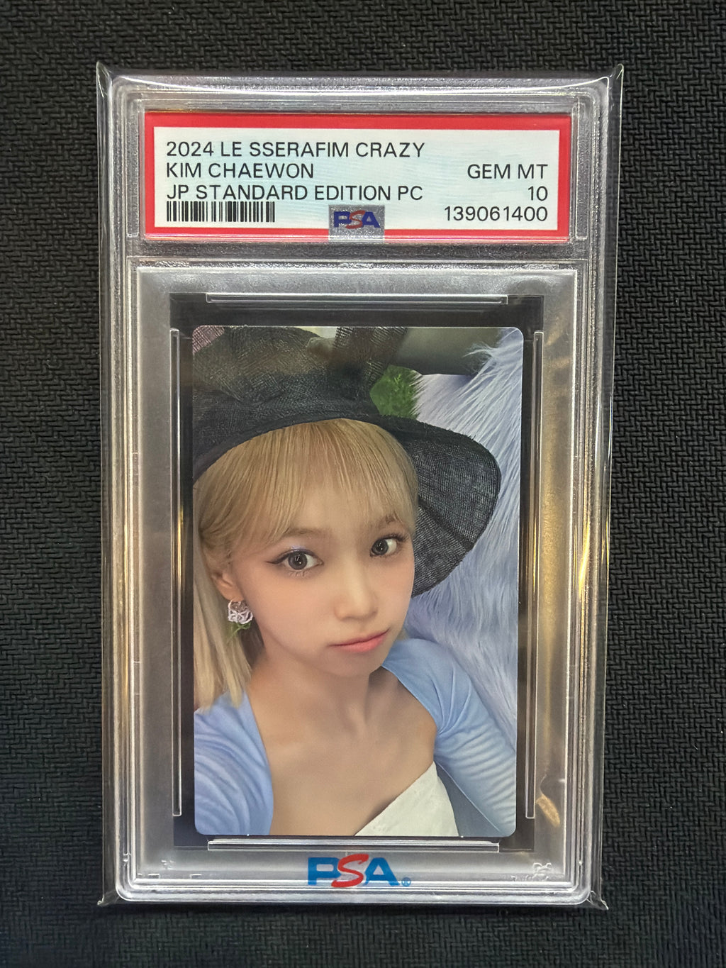 2024 Le Sserafim Crazy Kim Chaewon JP Standard Edition PS PSA 10