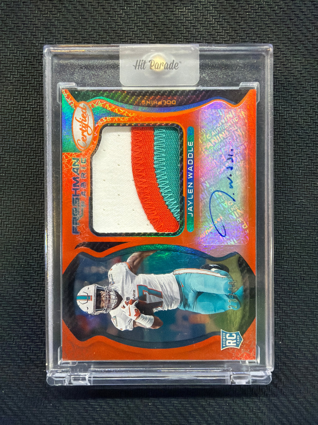 2021 Panini Certified Jaylen Waddle Rookie Patch Auto /99