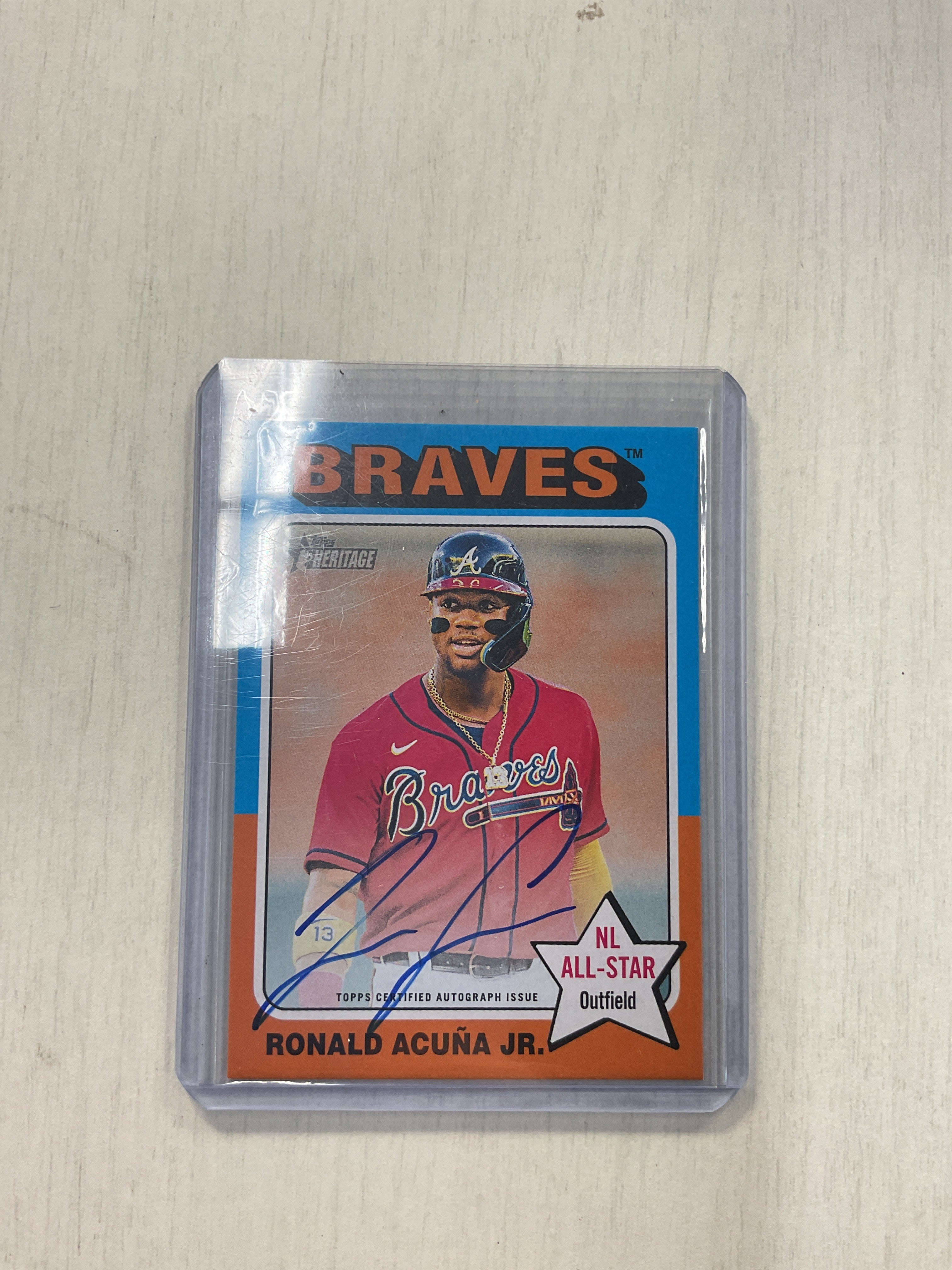 2024 Heritage Shohei Ohtani Real One Auto Braves