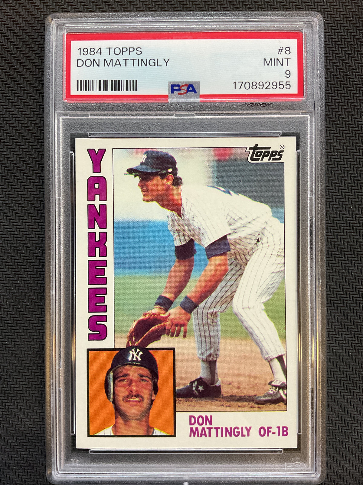 1984 Topps #8 Don Mattingly PSA 9 955