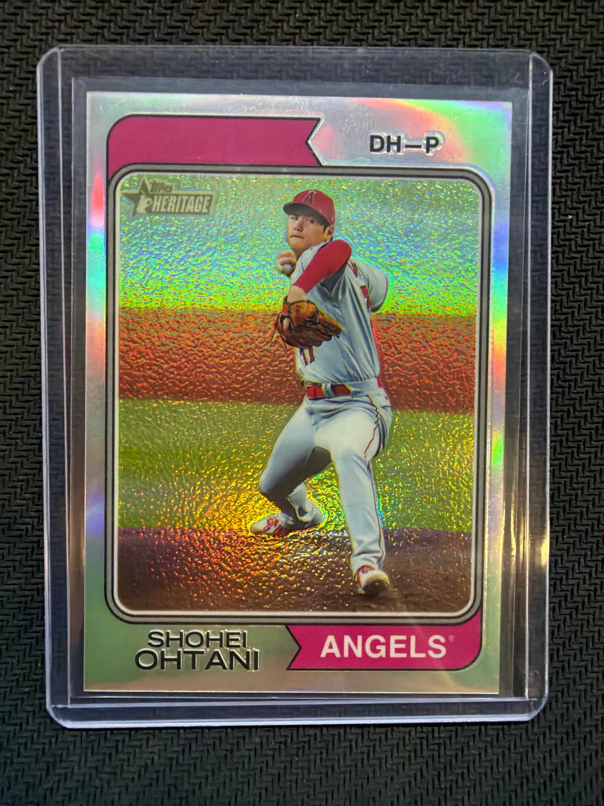 2023 Topps Heritage Shohei Ohtani Chrome Refractor /574 Angels