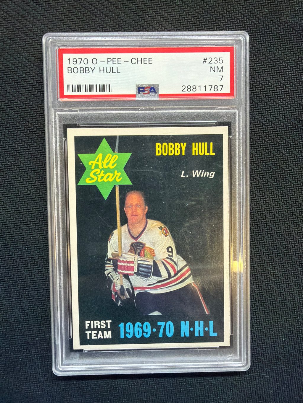 1970 O-Pee-Chee Bobby Hull #235 PSA 7