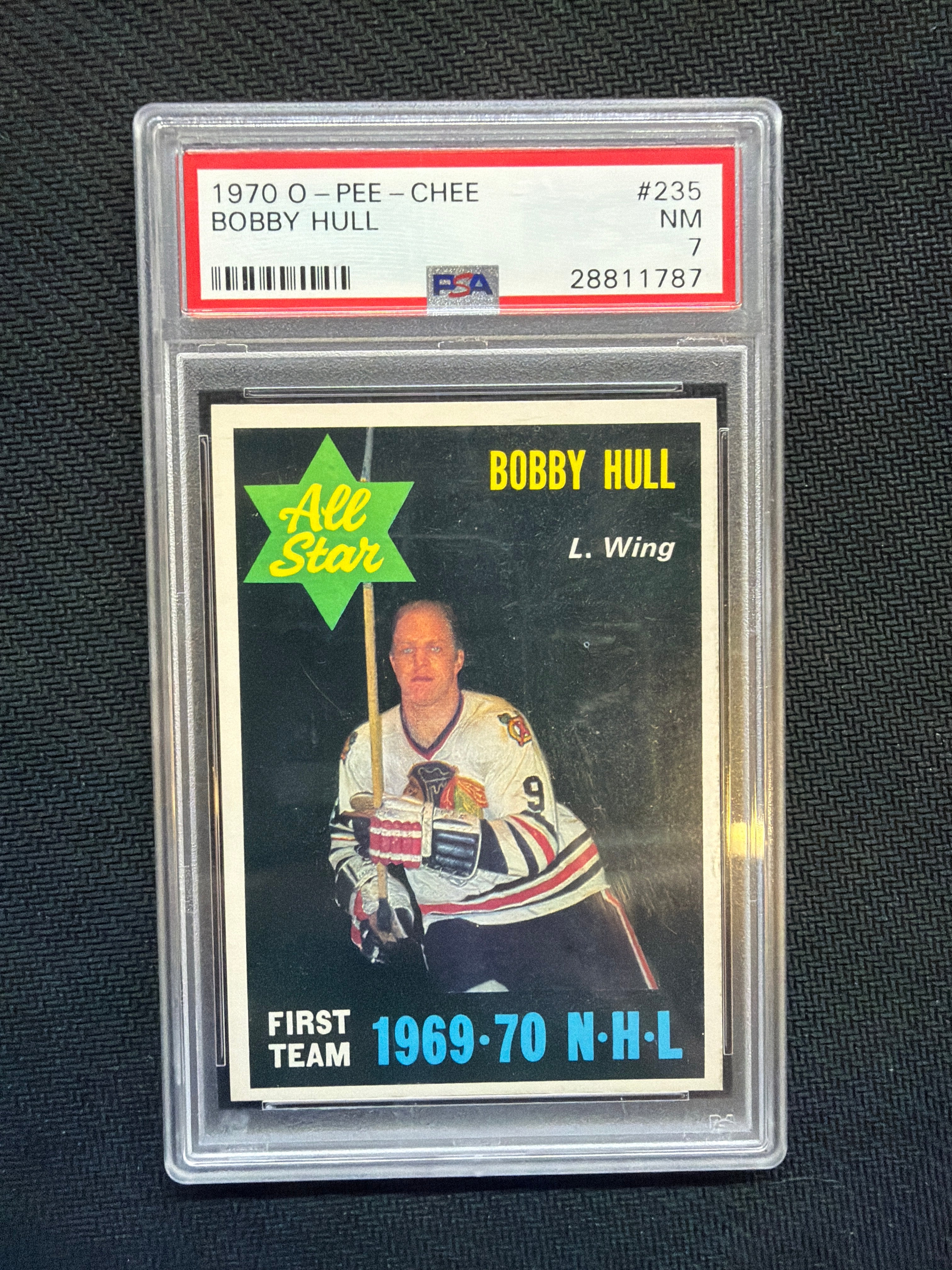 1970 O-Pee-Chee Bobby Hull #235 PSA 7