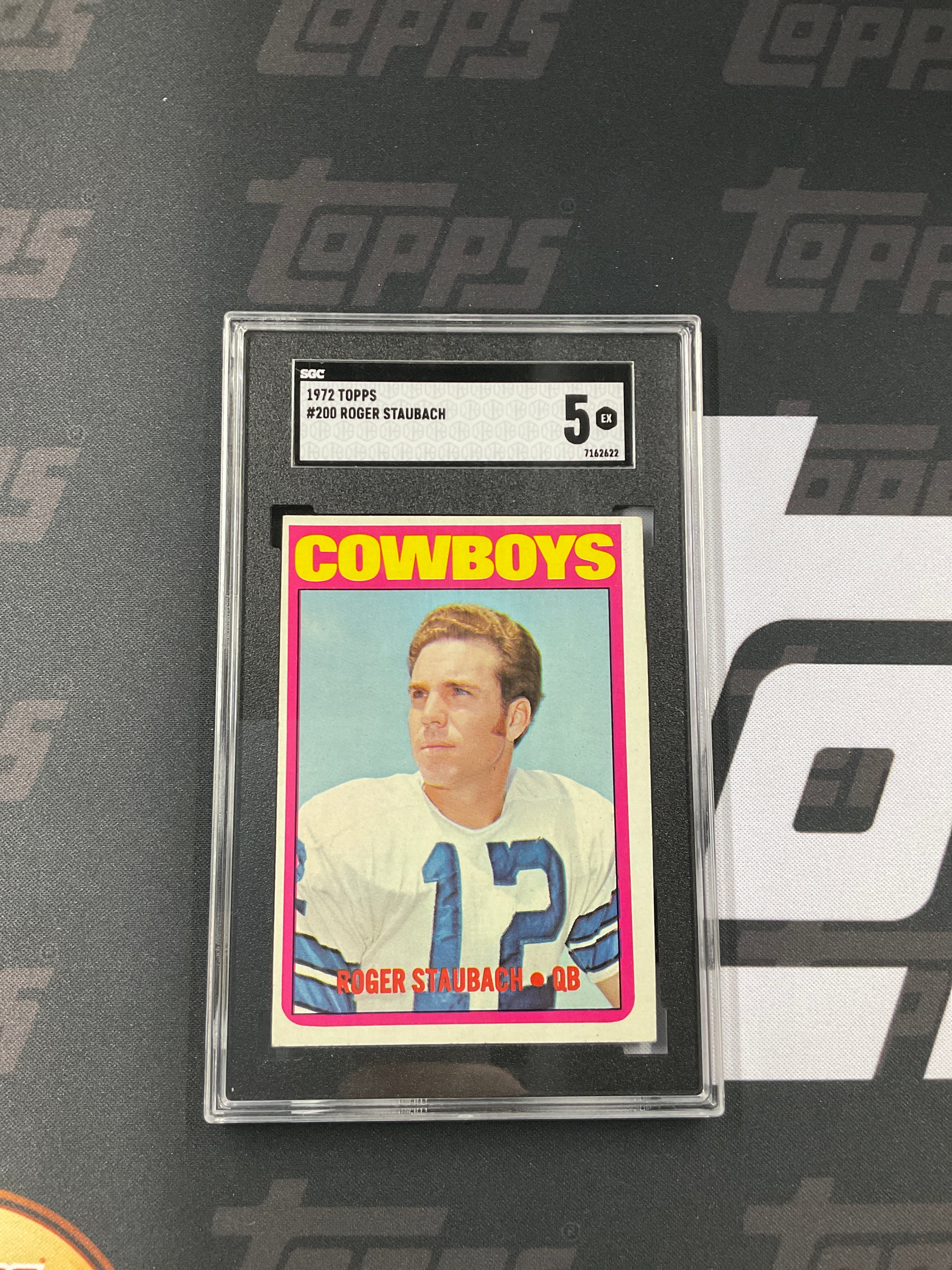 1972 Topps #200 Rofer Staubach Rookie SGC 5