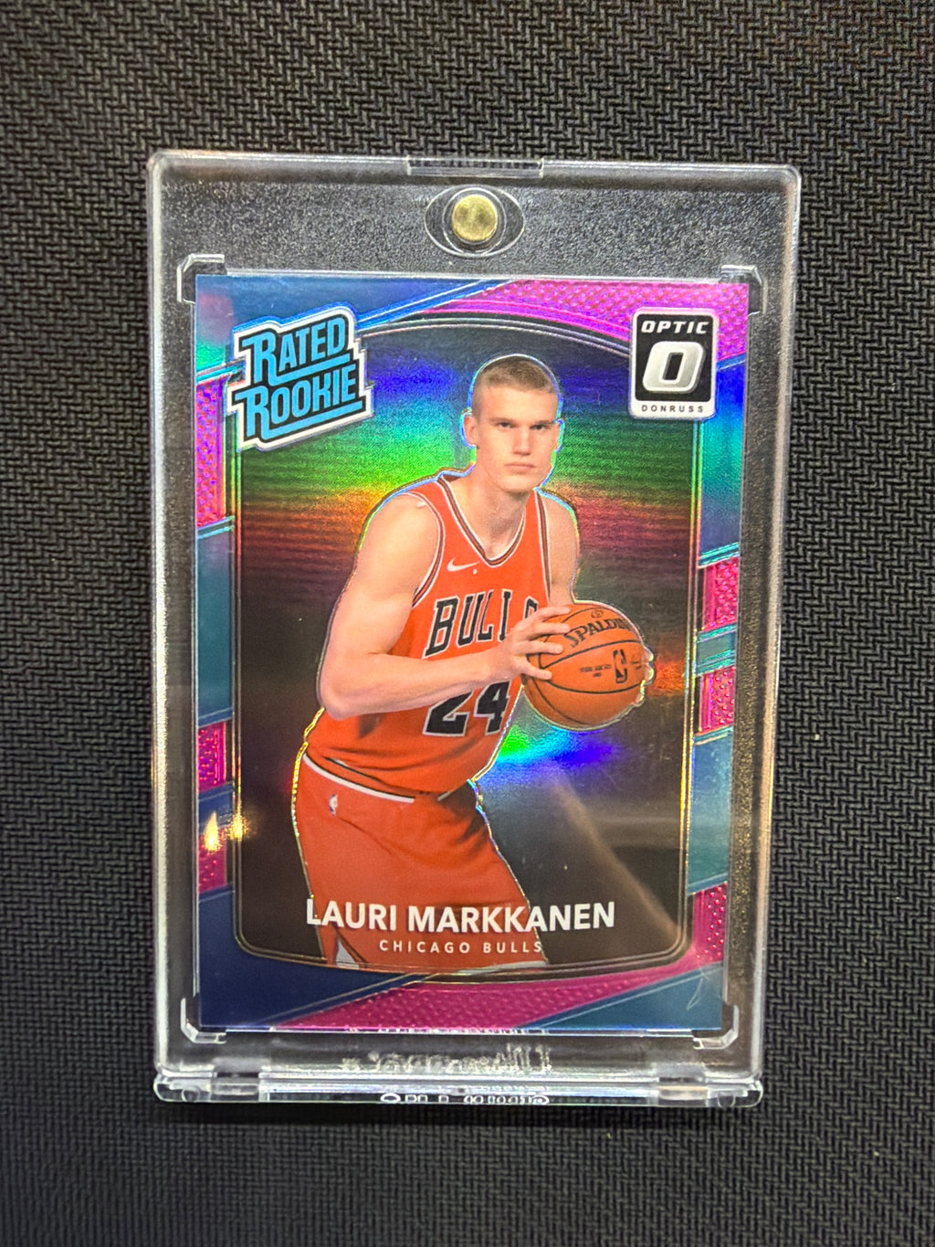 2017-18 Donruss Optic Lauri Markkanen Pink /25 Rookie