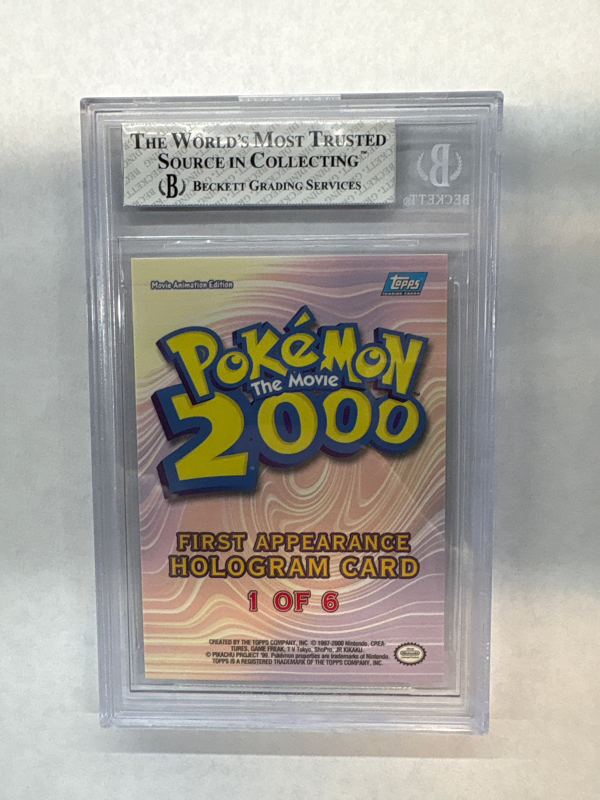2000 Pokemon First Appearance Lugia 1 Pokemon the Movie 2000 BGS 7