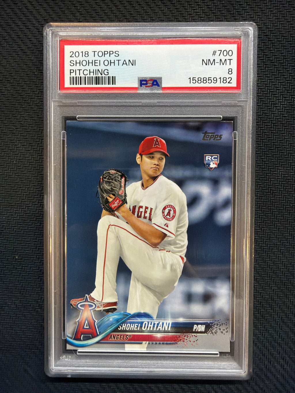 2018 Topps Shohei Ohtani Pitching PSA 8 182