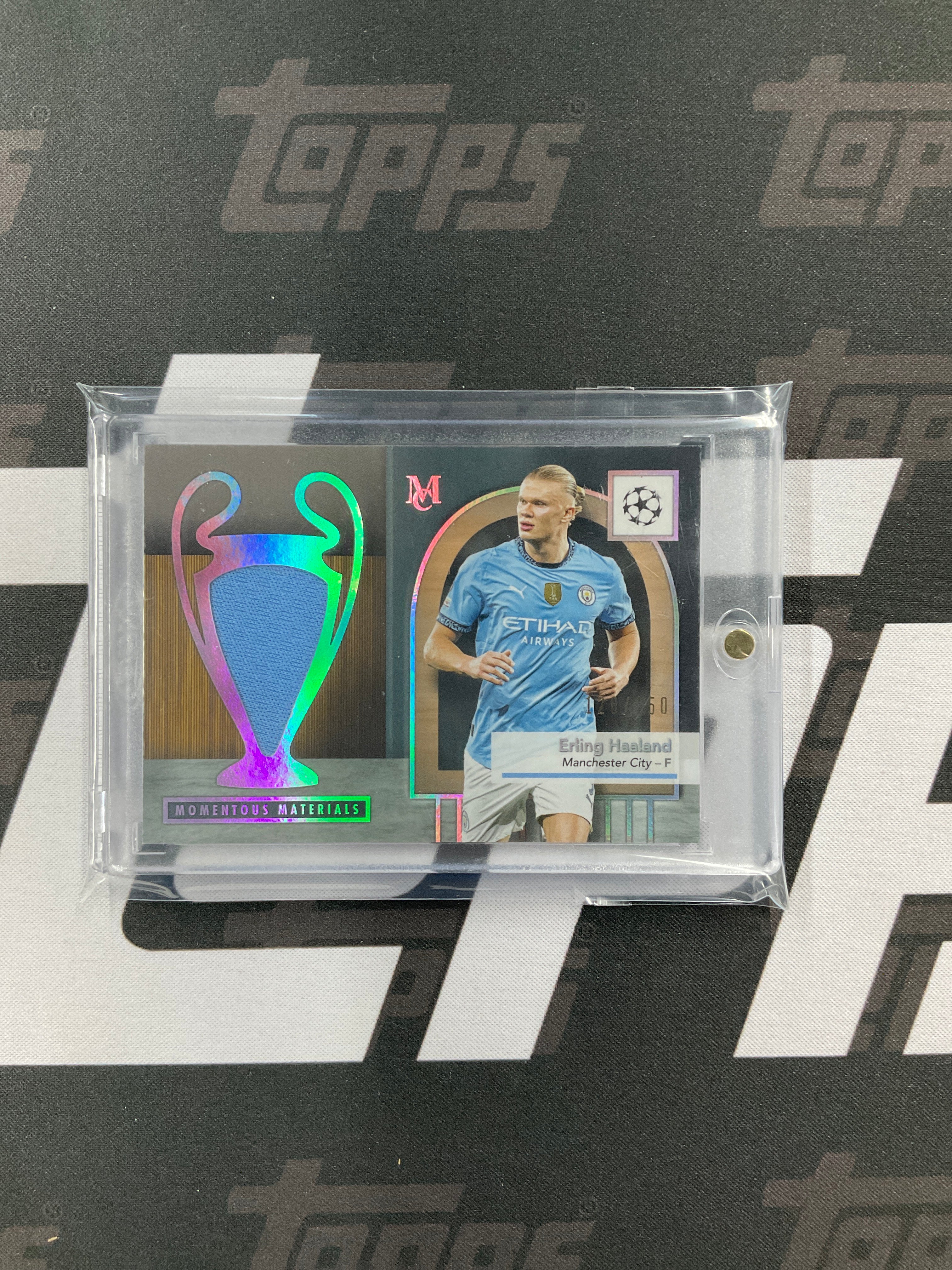 2025 Topps Museum Erling Haaland Patch /150 Man City