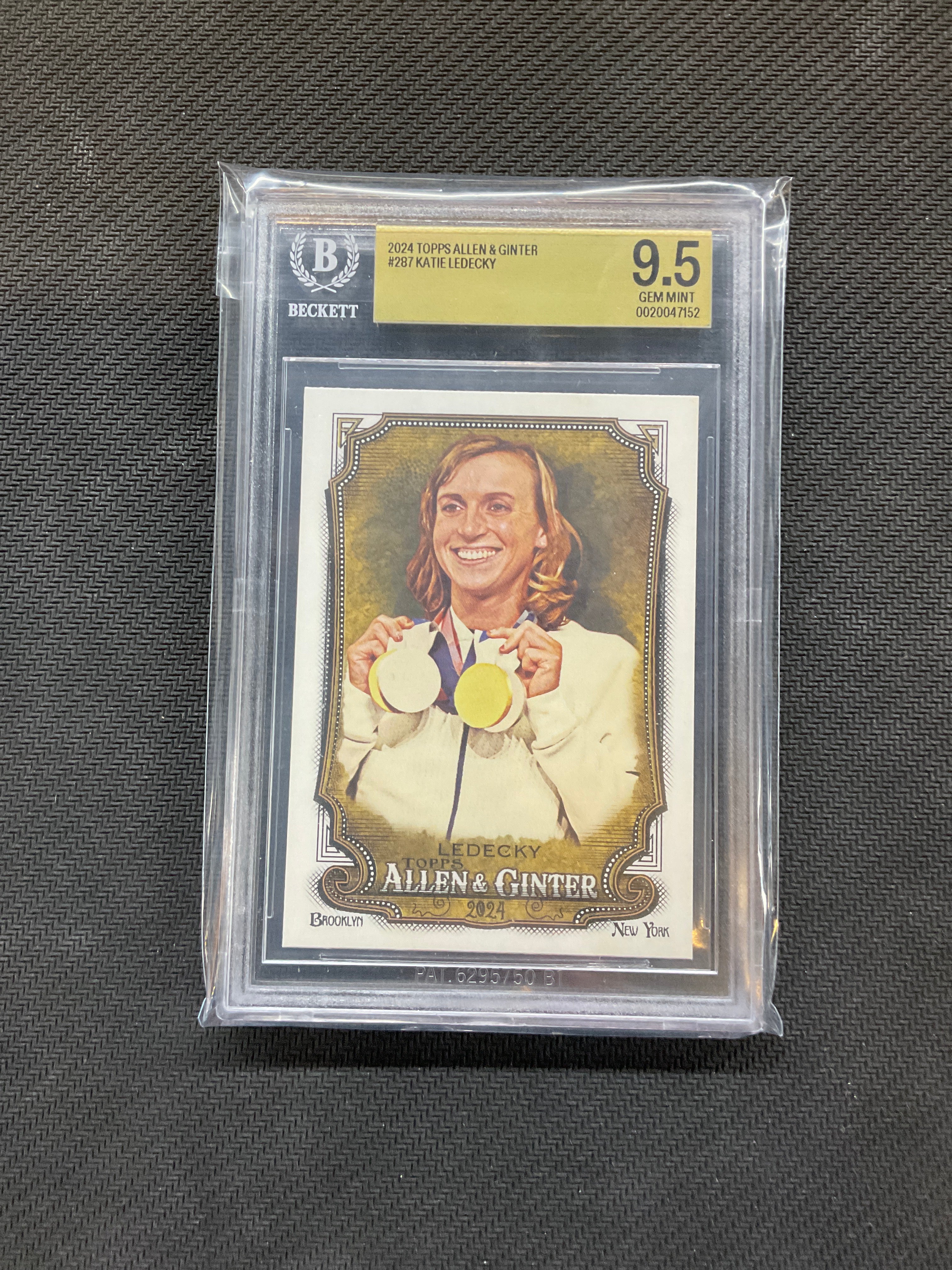 2024 Topps Allen & Ginter Katie Ledecky BGS 9.5
