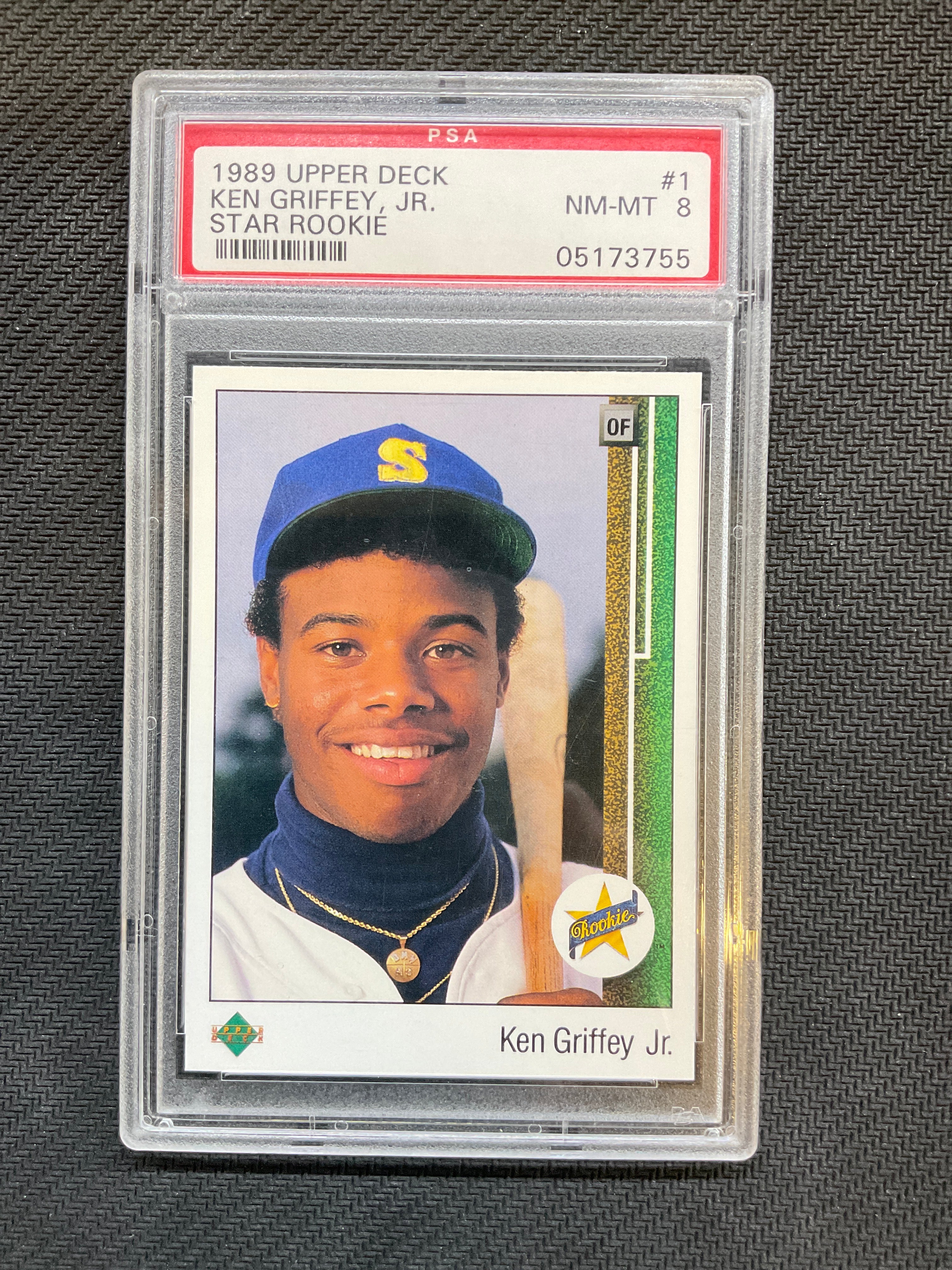 1989 Upper Deck Ken Griffey Jr Star Rookie PSA 8 Mariners