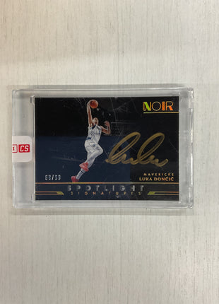 2022 Noir Luka Doncic Spotlight Signature Auto /99