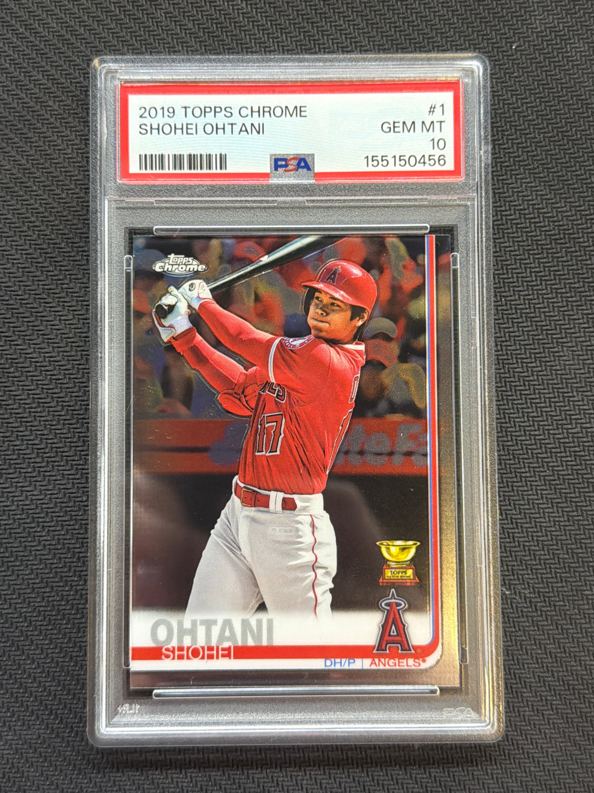 2019 Topps Chrome Shohei Ohtani #1 PSA 10 456