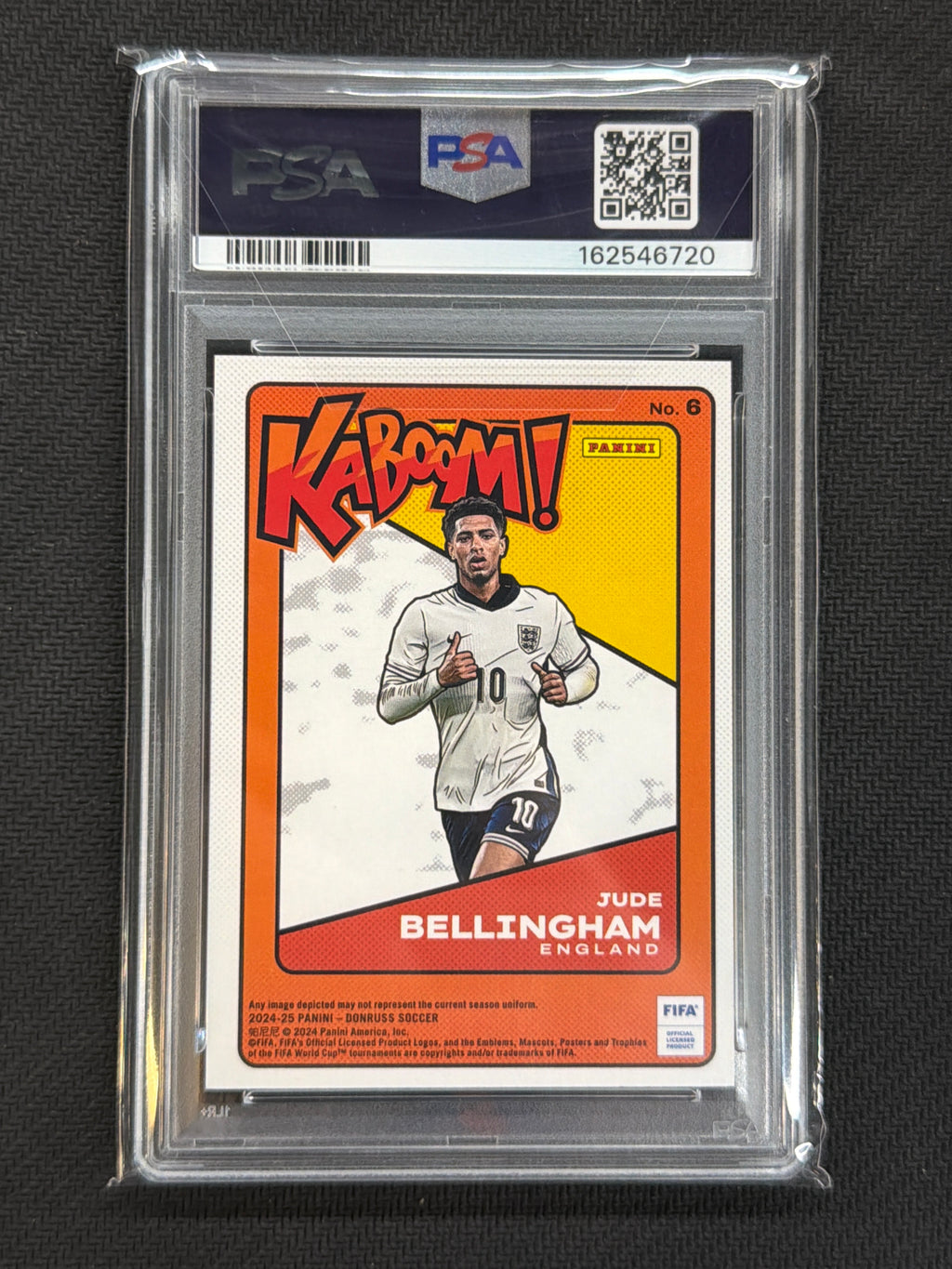 2024-25 Donruss FIFA Jude Bellingham Kaboom! #6 PSA 9 720