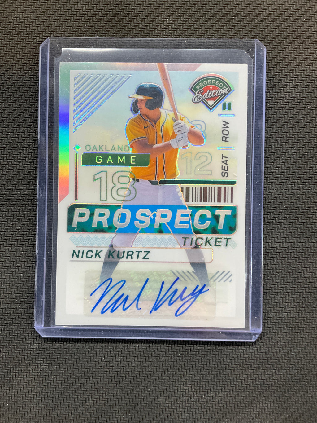 2024 Panini Prospect Nick Kurtz Auto Refractor