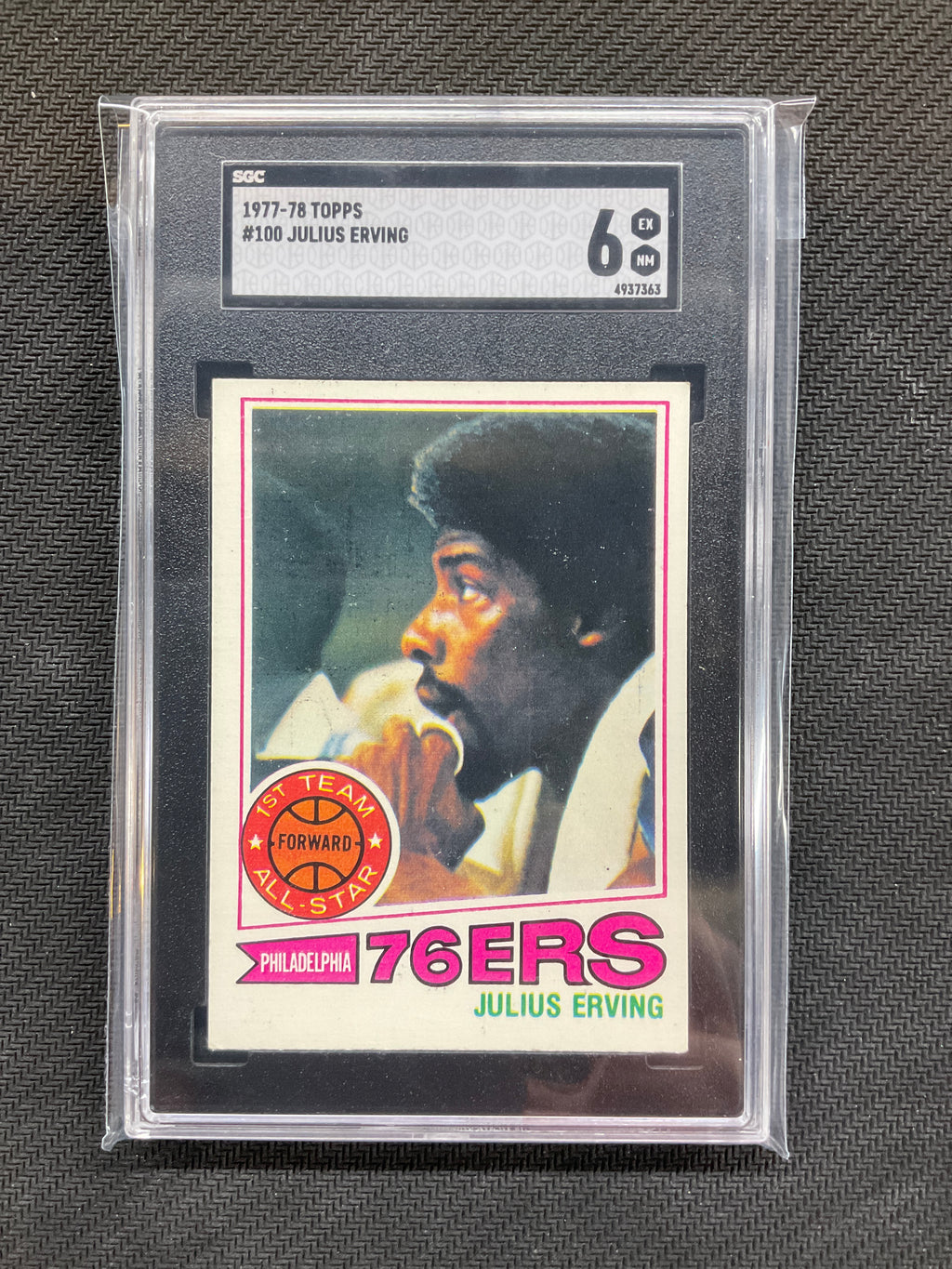 1977-78 Topps Julius Erving #100 SGC 6 76ers